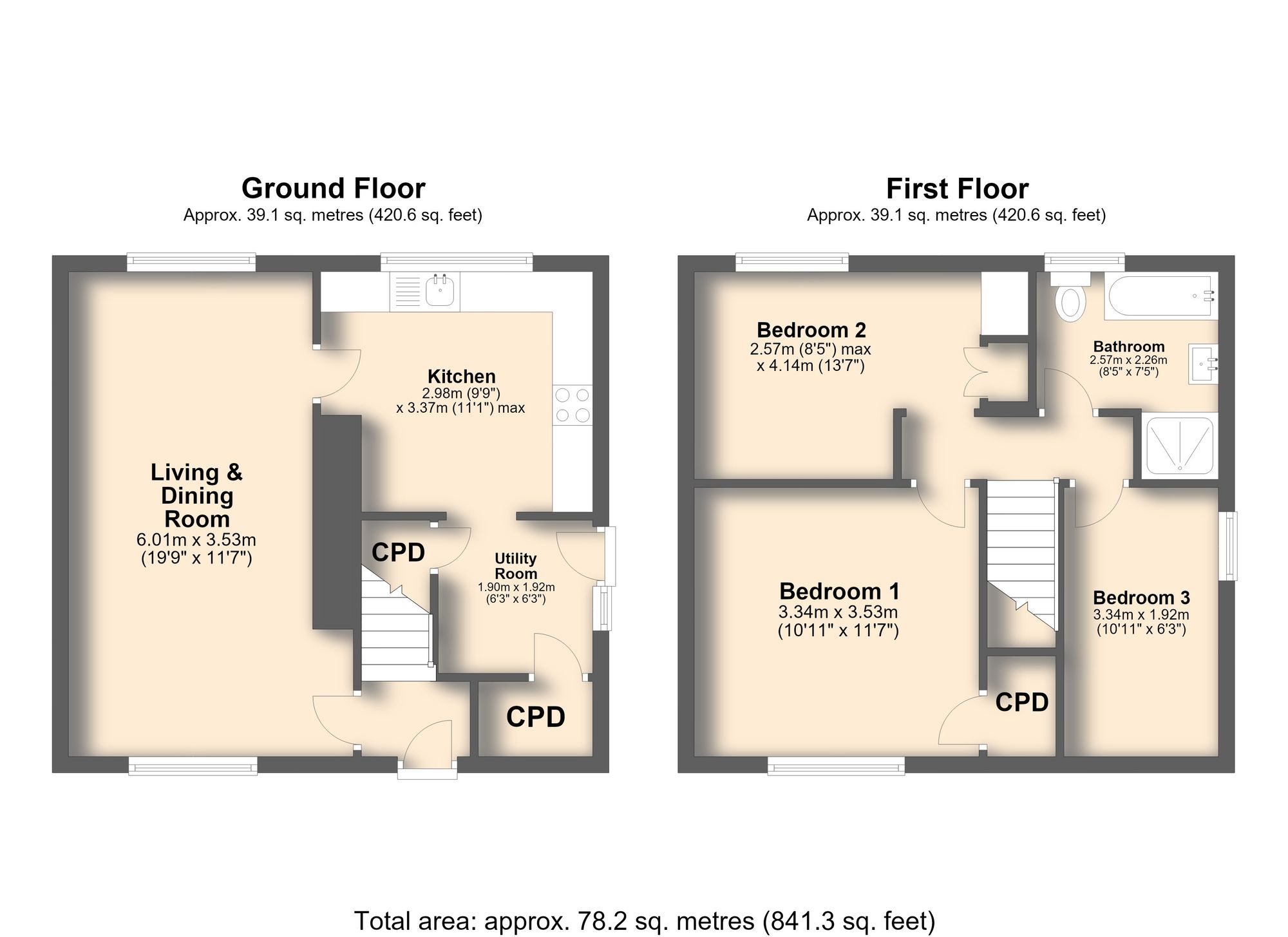 16 Hyndley Road, Chesterfield floorplan