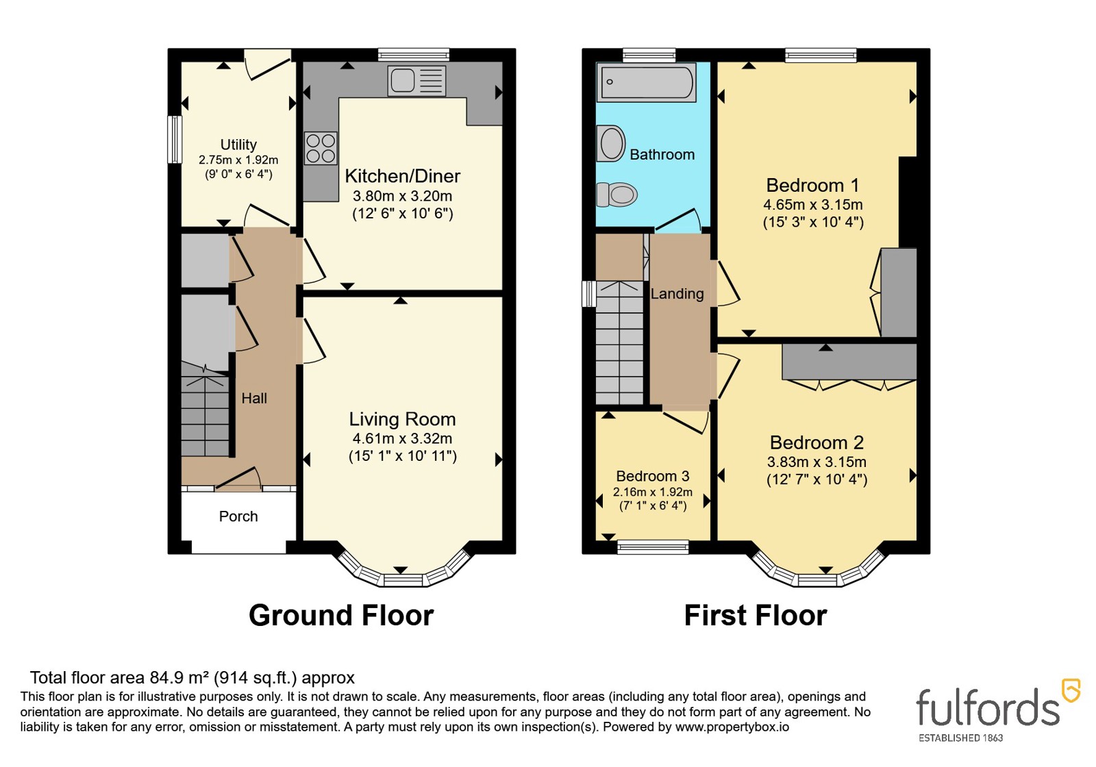 79, Old Exeter Road, Devon floorplan