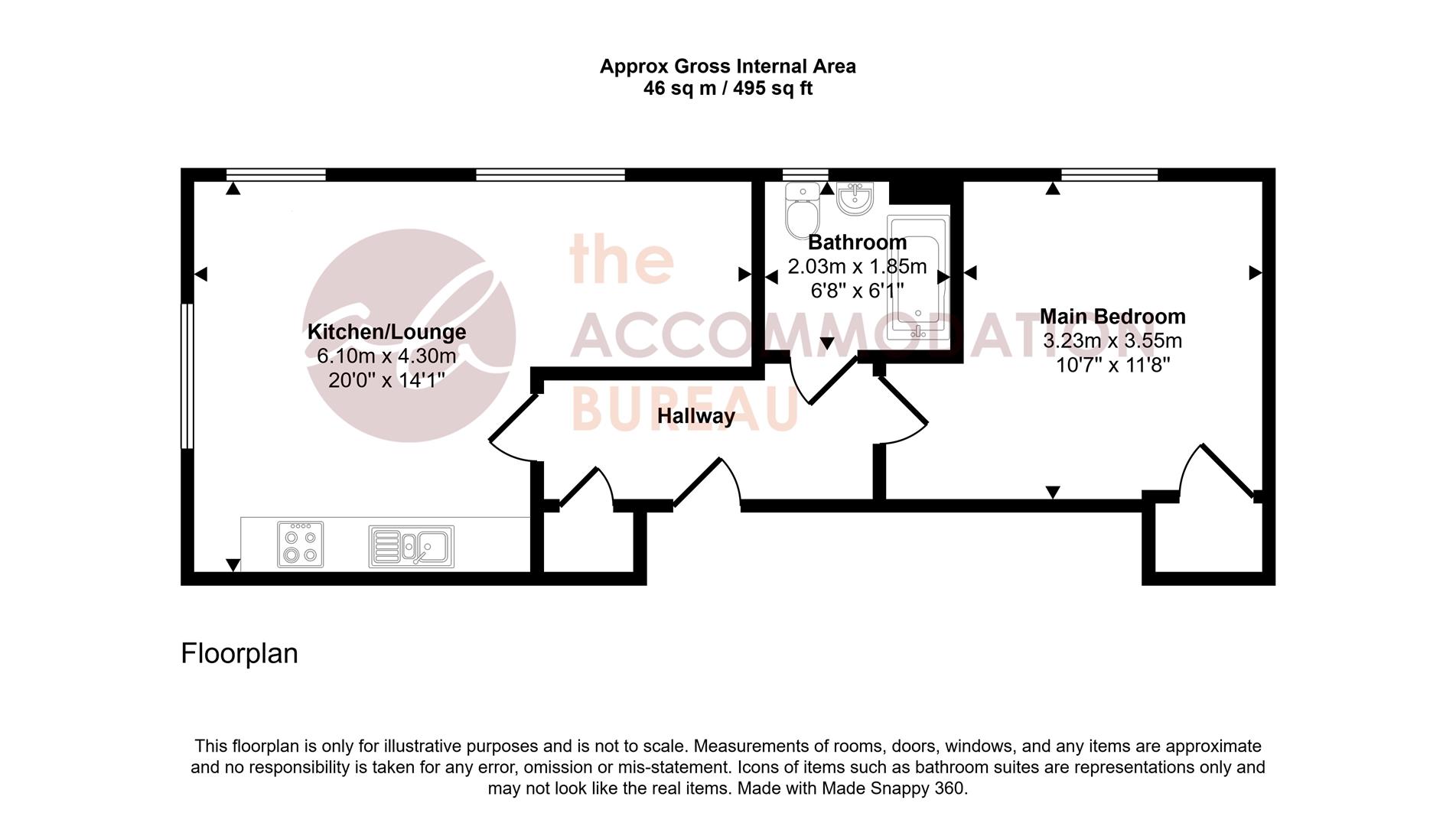 24, Lamorrick Drive, Bodmin floorplan