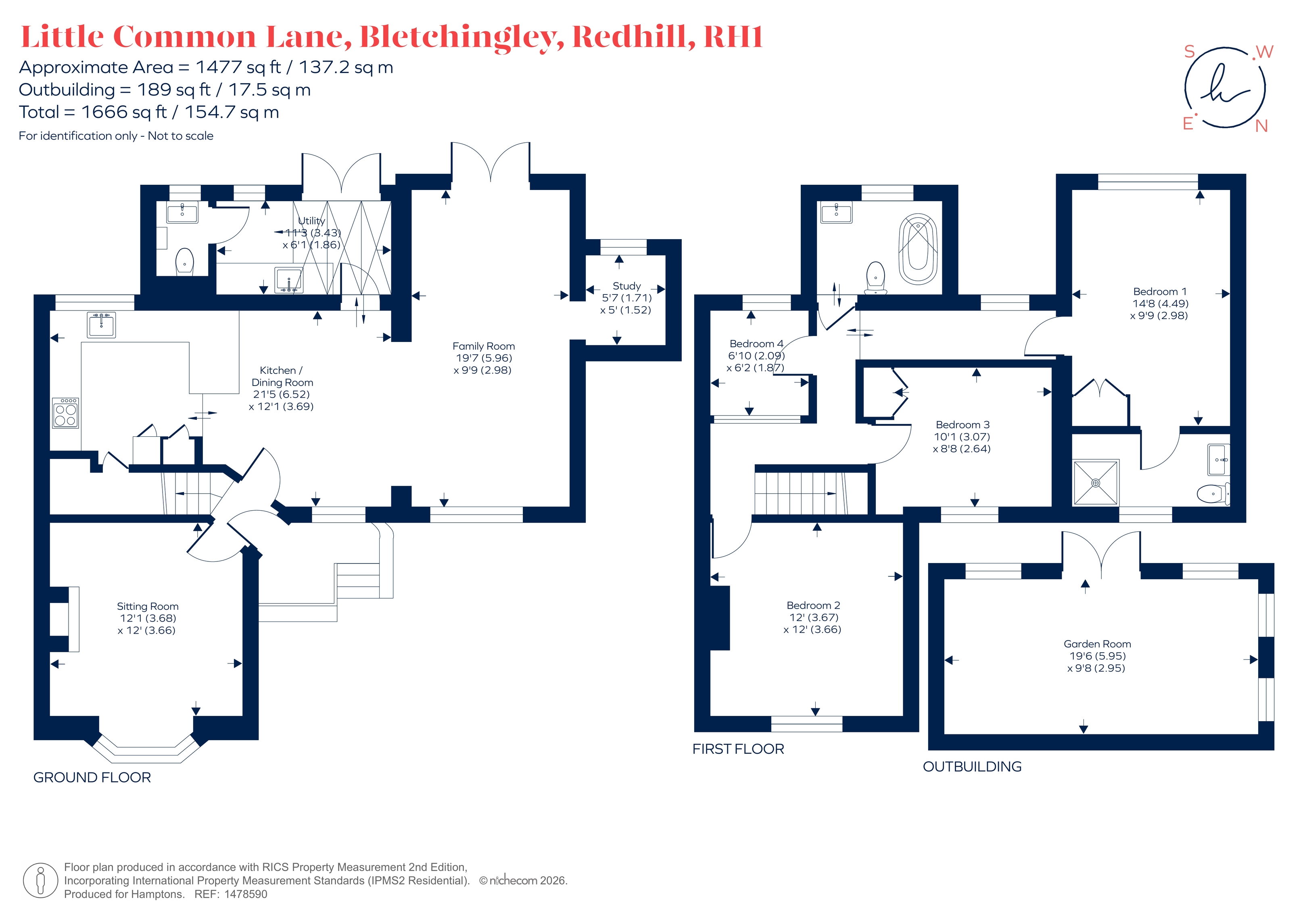 Parkstone Cottage, Little Common Lane, Bletchingley floorplan