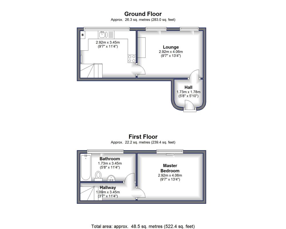 1 Bedrooms Semi-detached house to rent in Oxford Street, Church Gresley, Swadlincote DE11