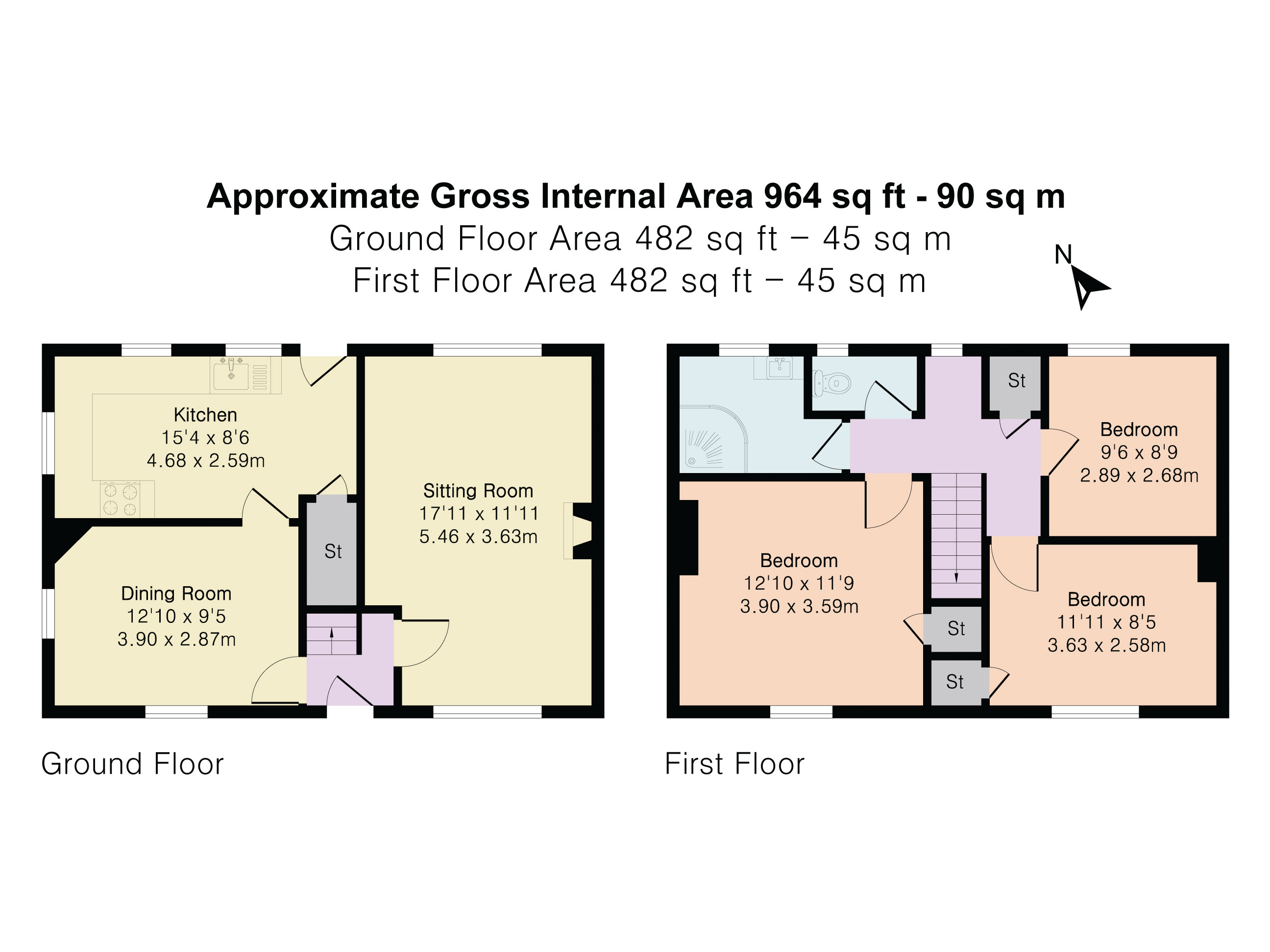 45, Somerford Road, Cirencester floorplan