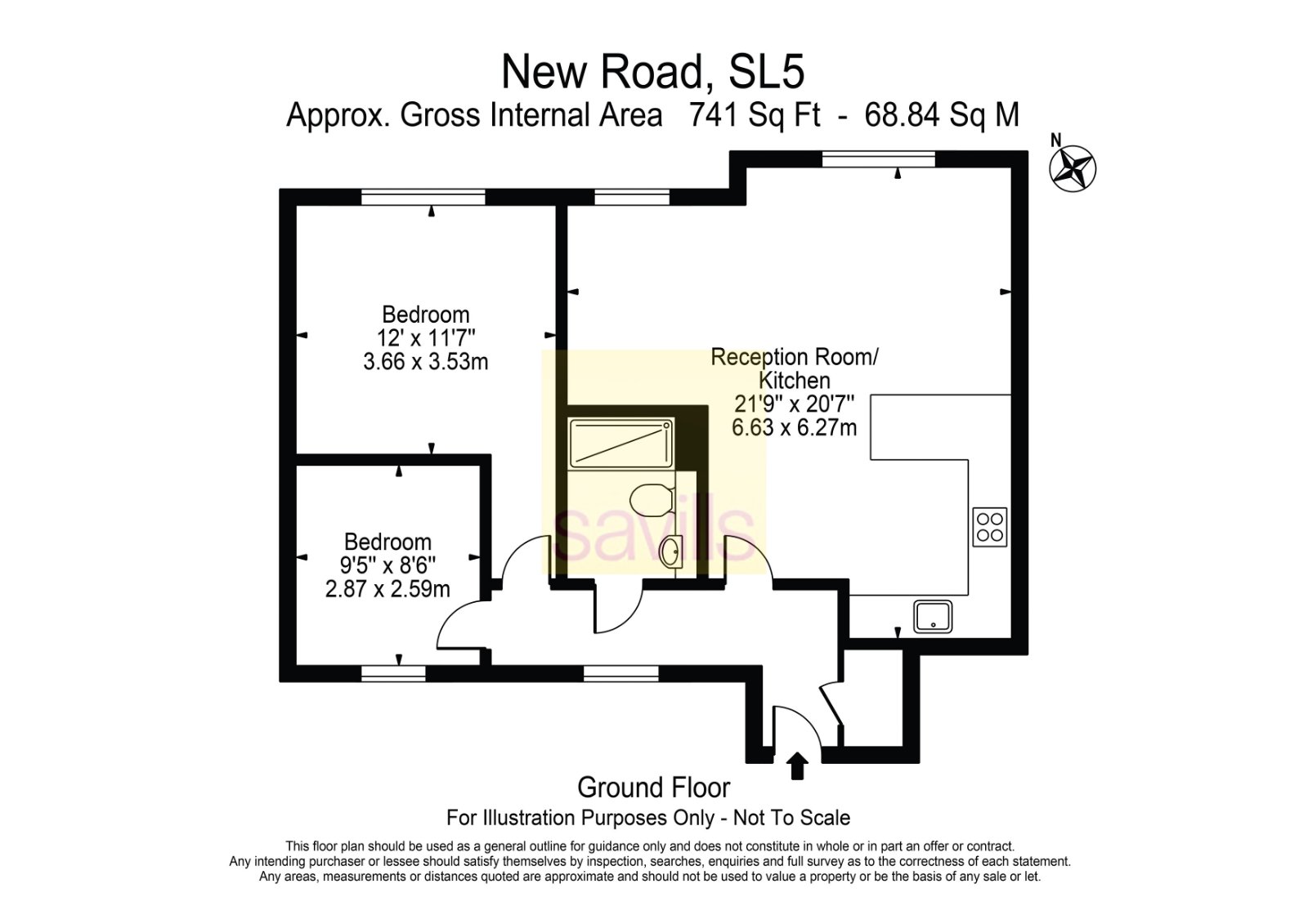 Flat 1, Platinum Court, 177, New Road, Berkshire floorplan