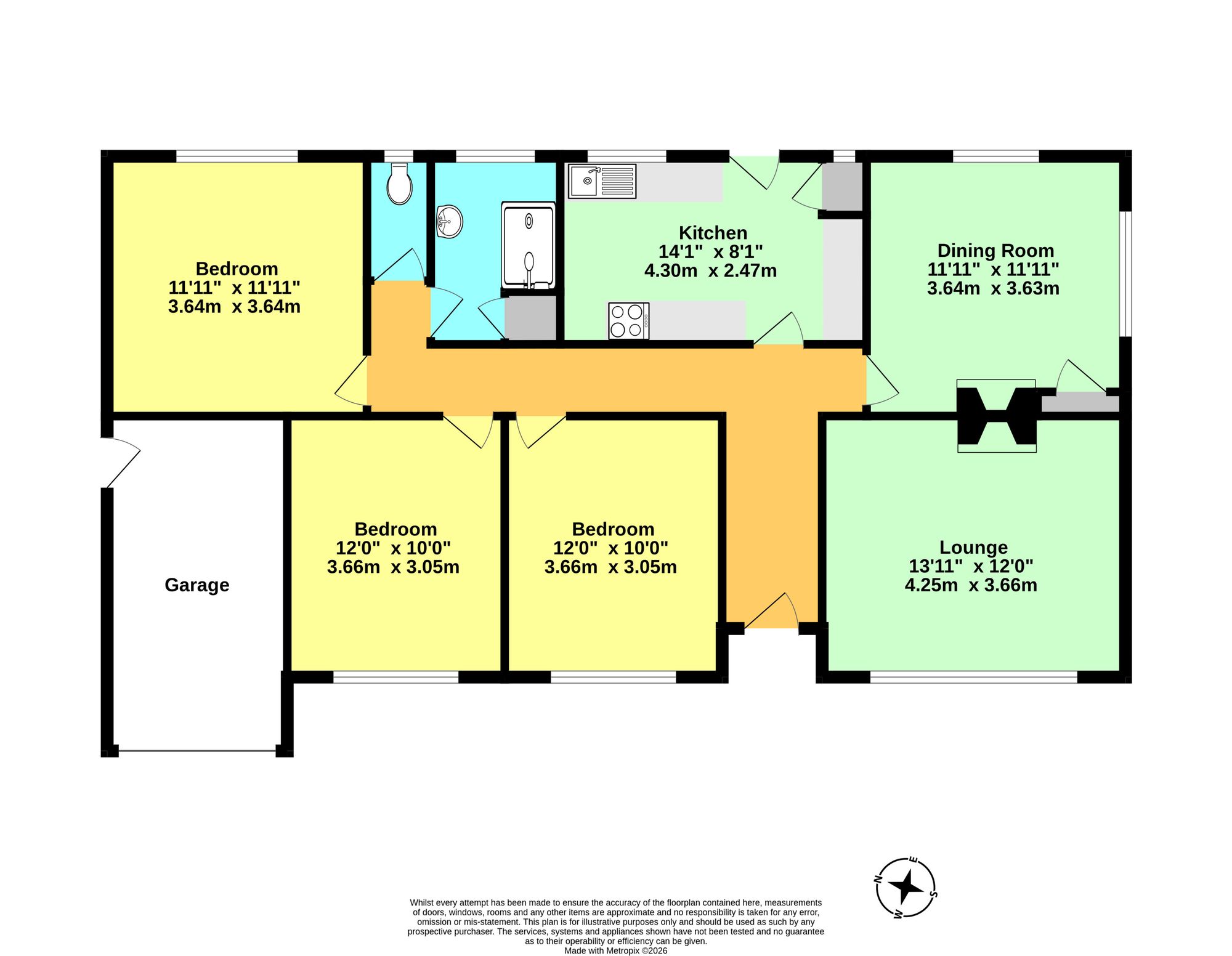 83a Front Road, Ashford floorplan