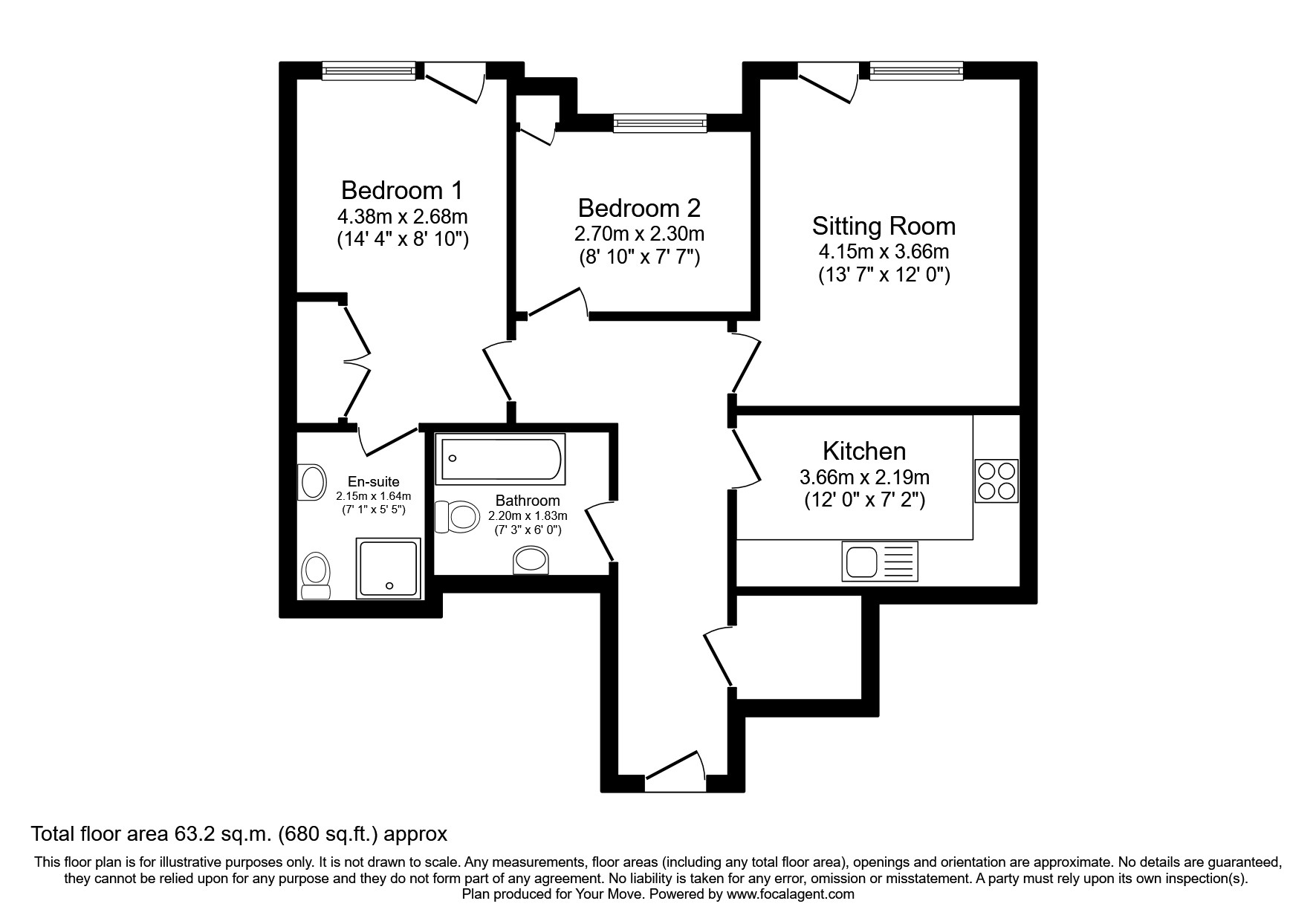 Tower Place, Edinburgh, Midlothian EH6, 2 bedroom flat for sale