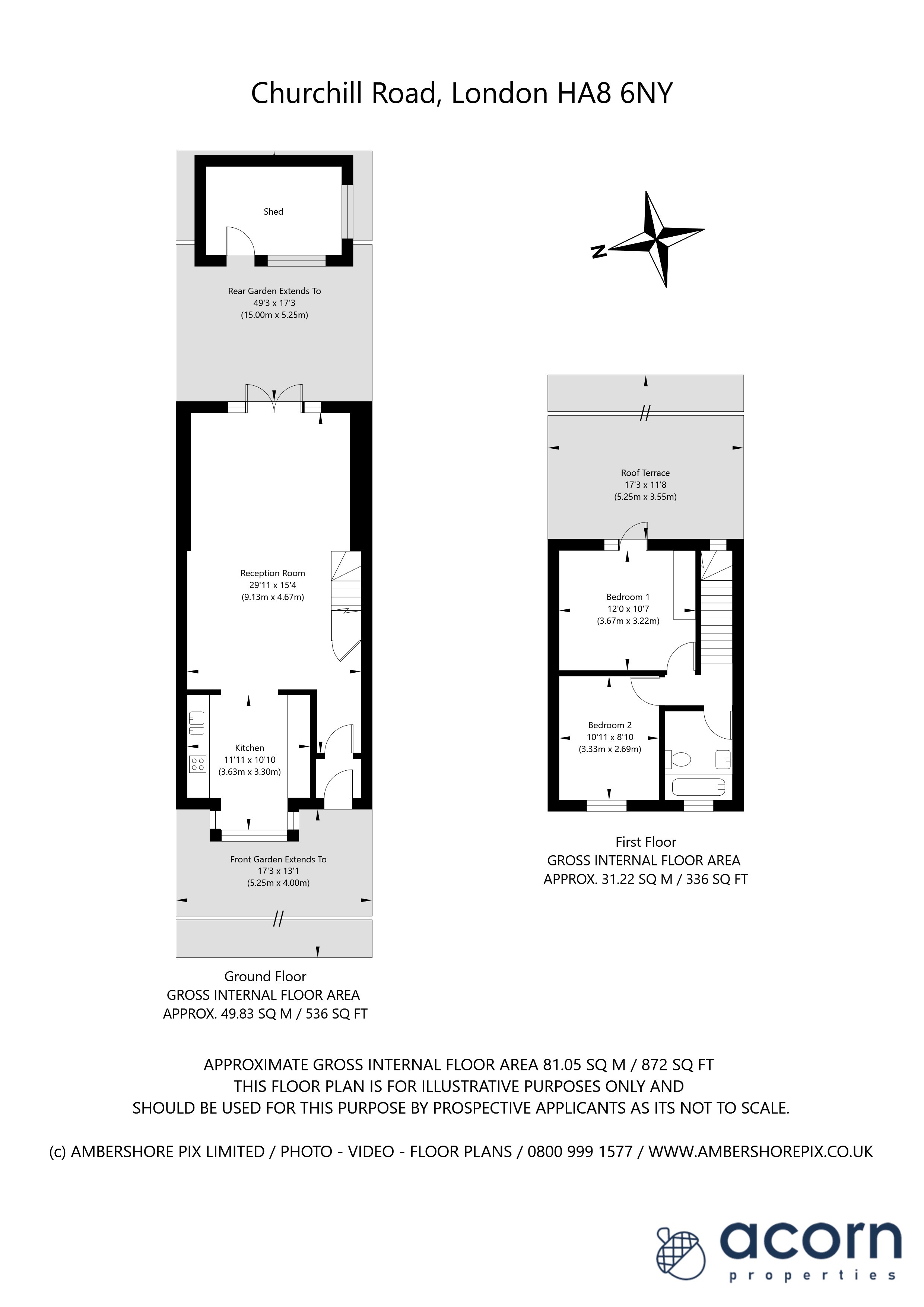 22, Churchill Road, Edgware floorplan