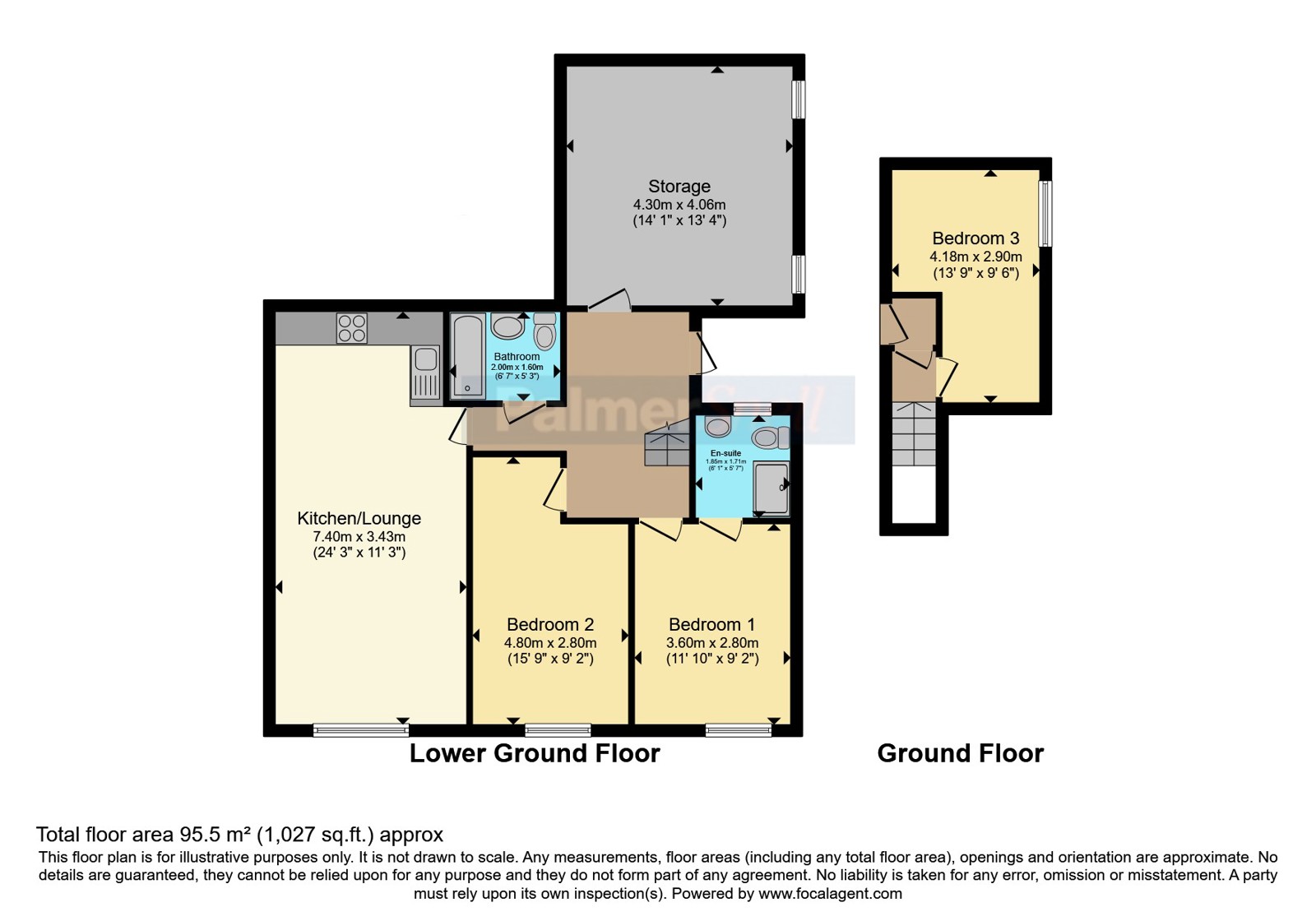 Flat 1, Colindale, 1, Richmond Park Avenue, Bournemouth floorplan