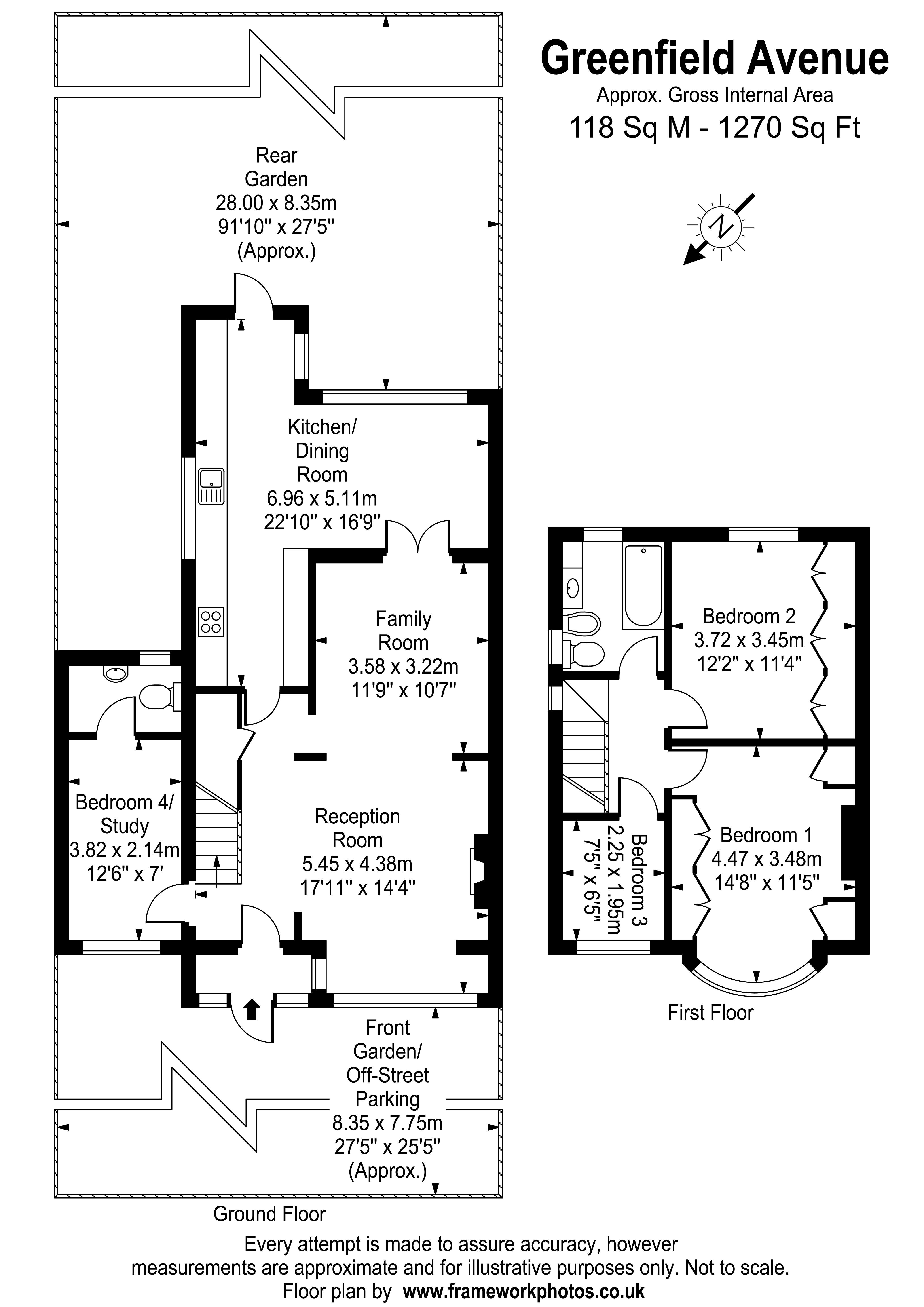 48, Greenfield Avenue, Surbiton floorplan