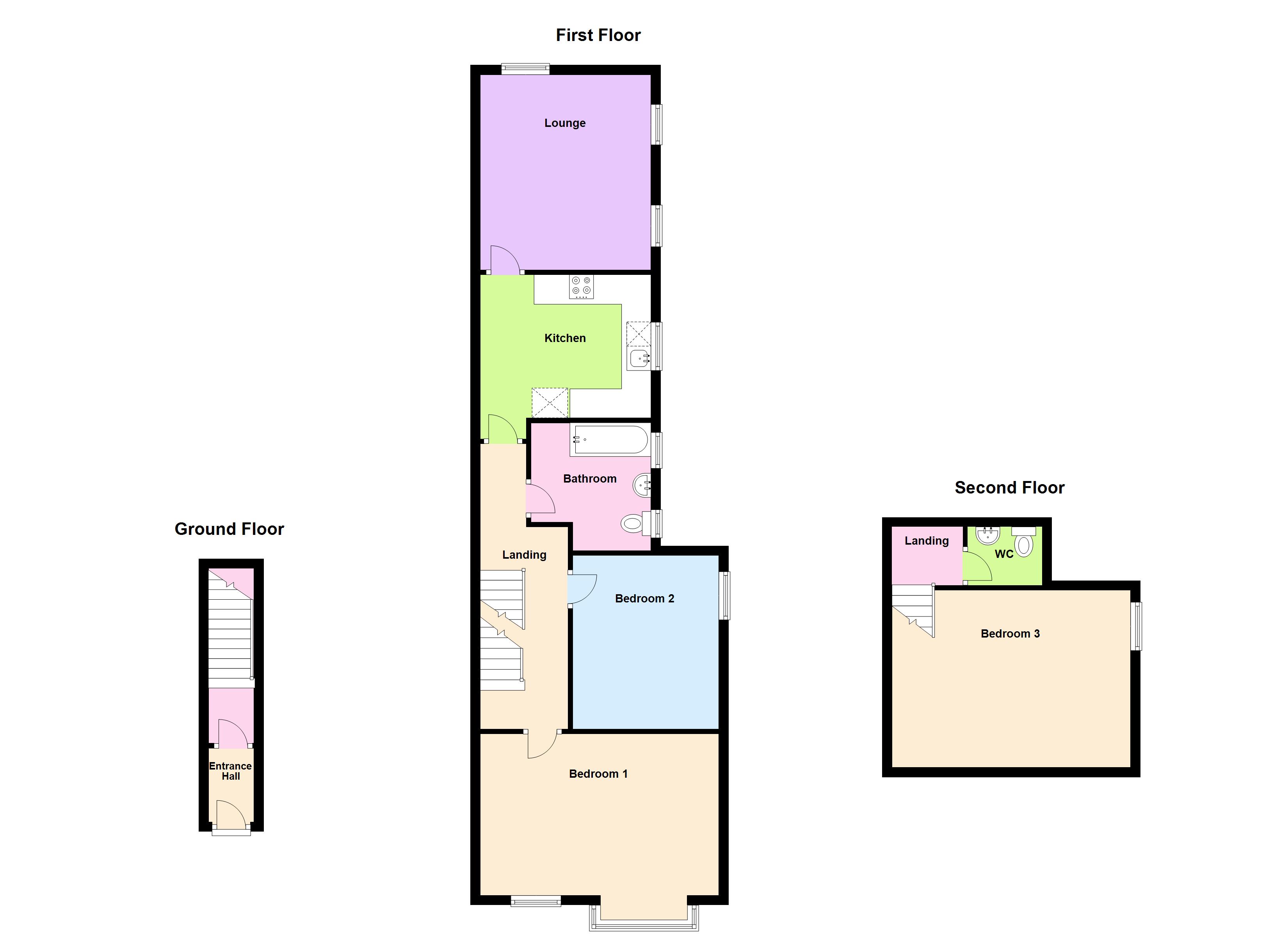 3 Bedrooms Maisonette to rent in Liverpool, Southport PR8