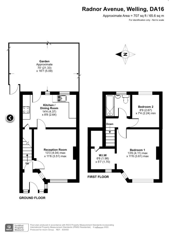 109, Radnor Avenue, Welling floorplan