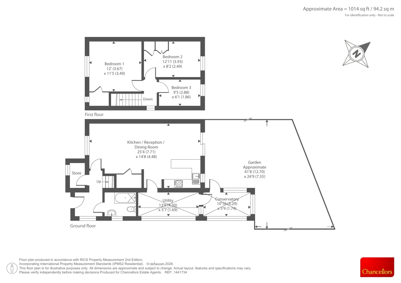 33, Kingsmead Road, High Wycombe floorplan
