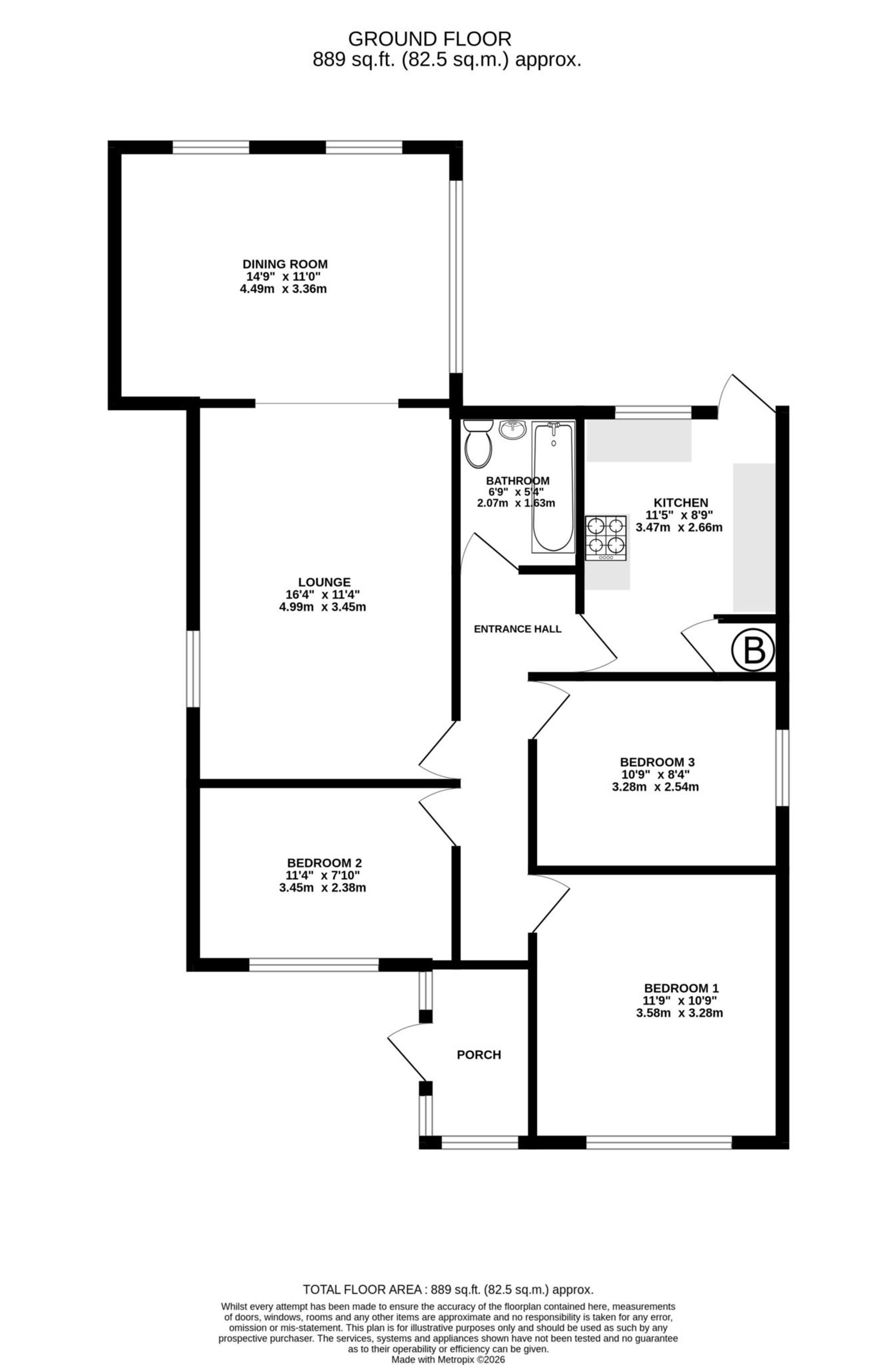 Greenfield Avenue, Watford, WD19 floorplan