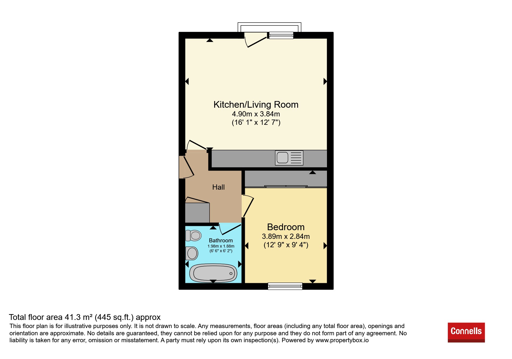 Flat 28, The Exchange, 89, Marlowes, Hemel Hempstead floorplan
