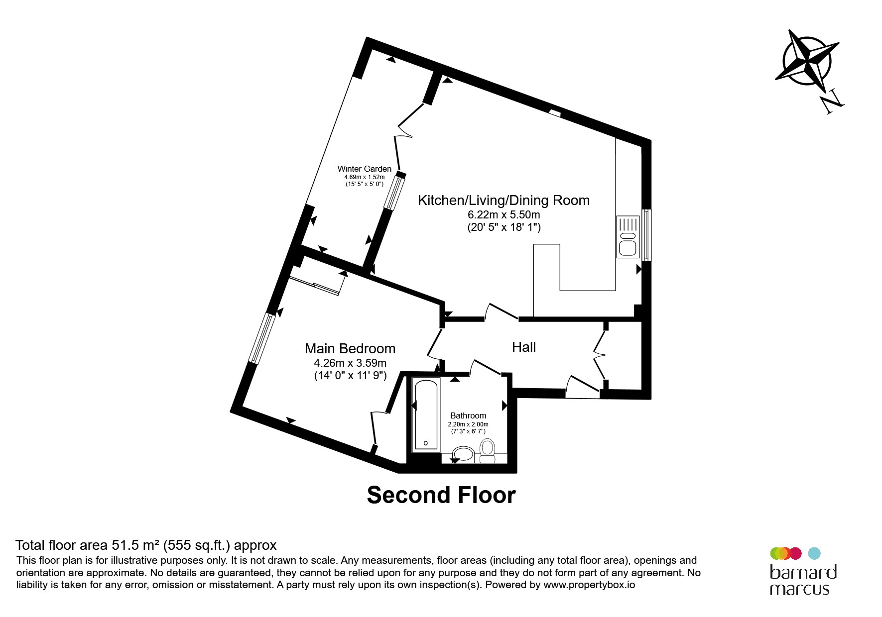 7, Mahler House, Holst Road, London floorplan