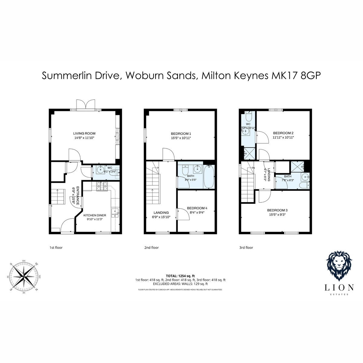 33, Summerlin Drive, Milton Keynes floorplan