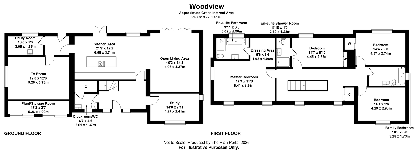 Woodview, Oxhey Lane, Watford floorplan