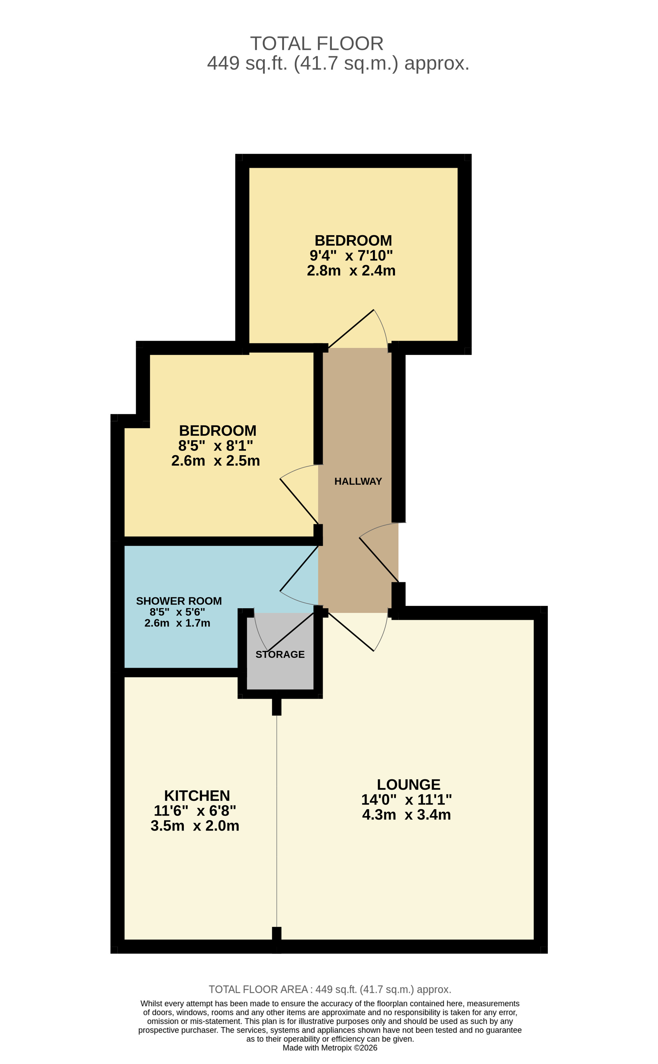 182A Commercial Road, Bournemouth floorplan