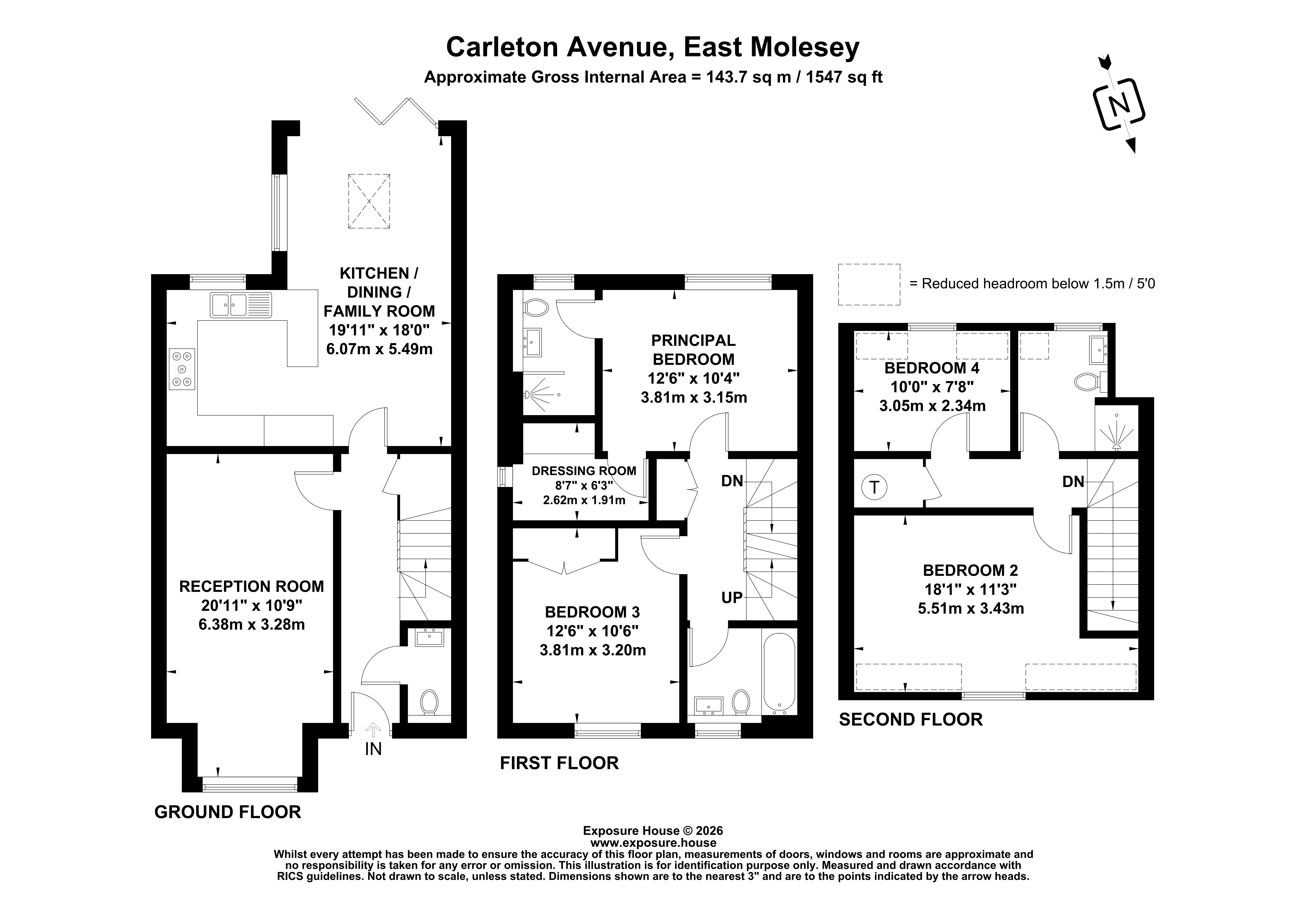 6, Carleton Avenue, Surrey floorplan