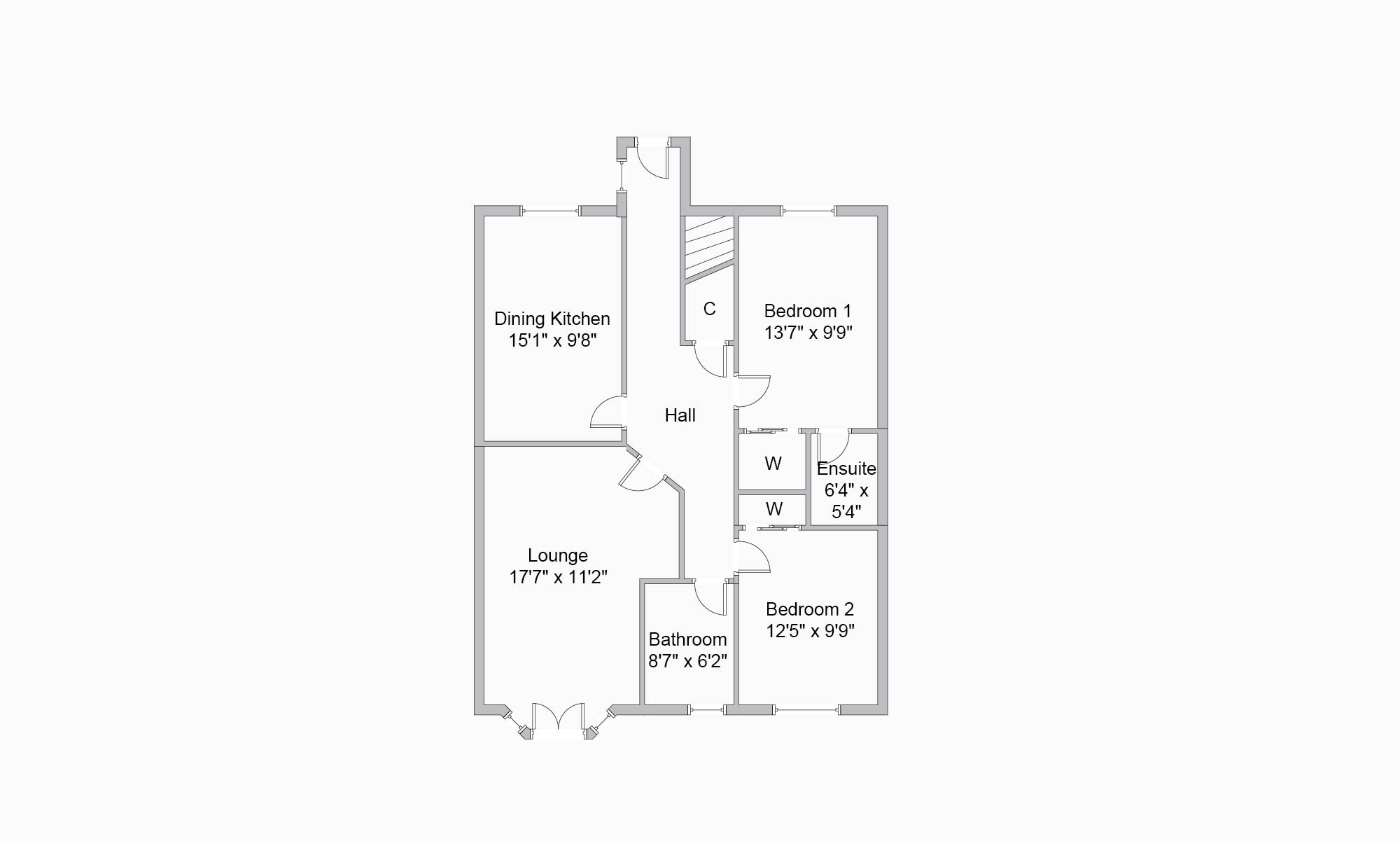 2 Bedrooms Flat for sale in Sunningdale Place, Helensburgh, Argyll And Bute G84