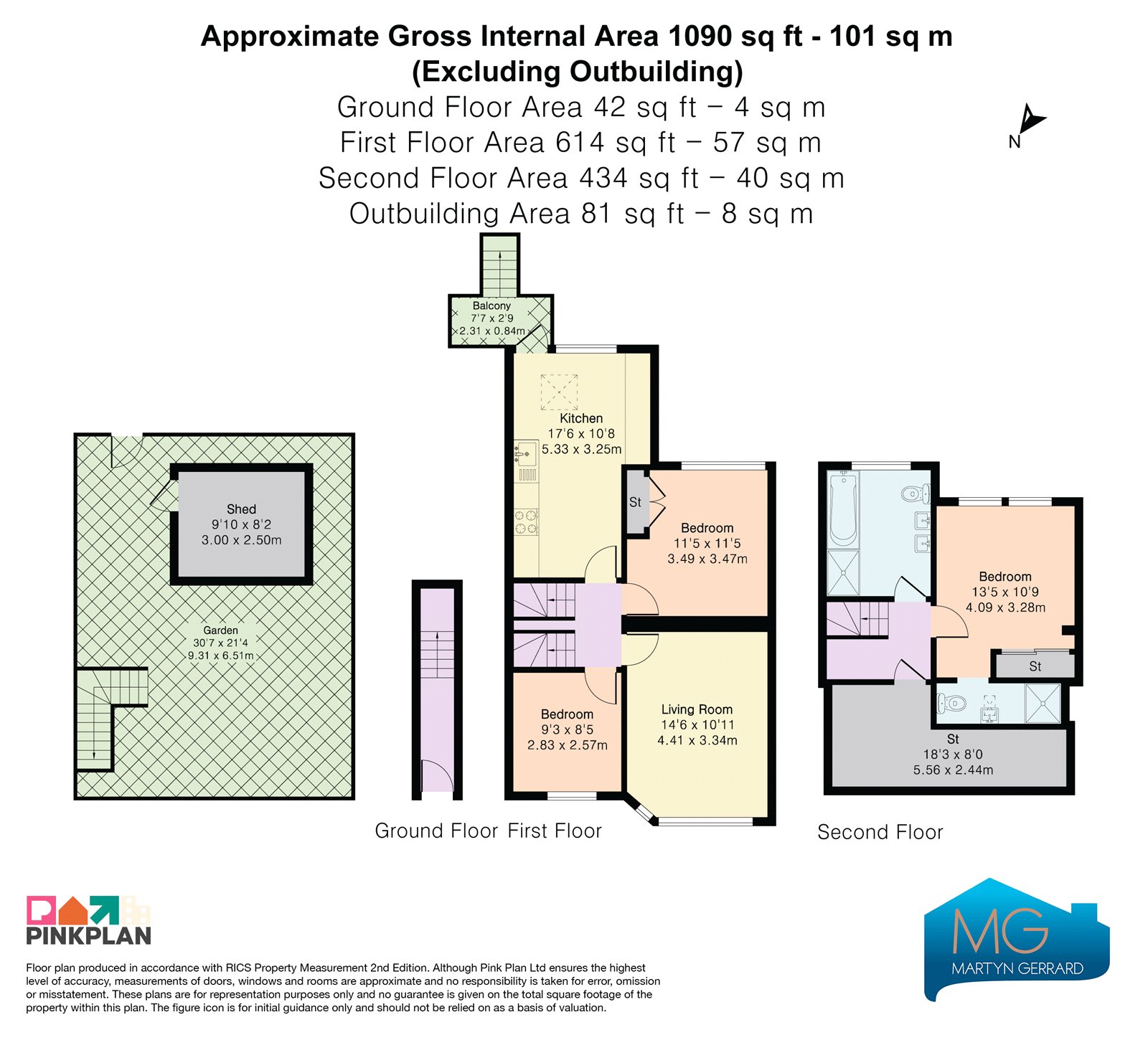 287, Oakleigh Road North, London floorplan