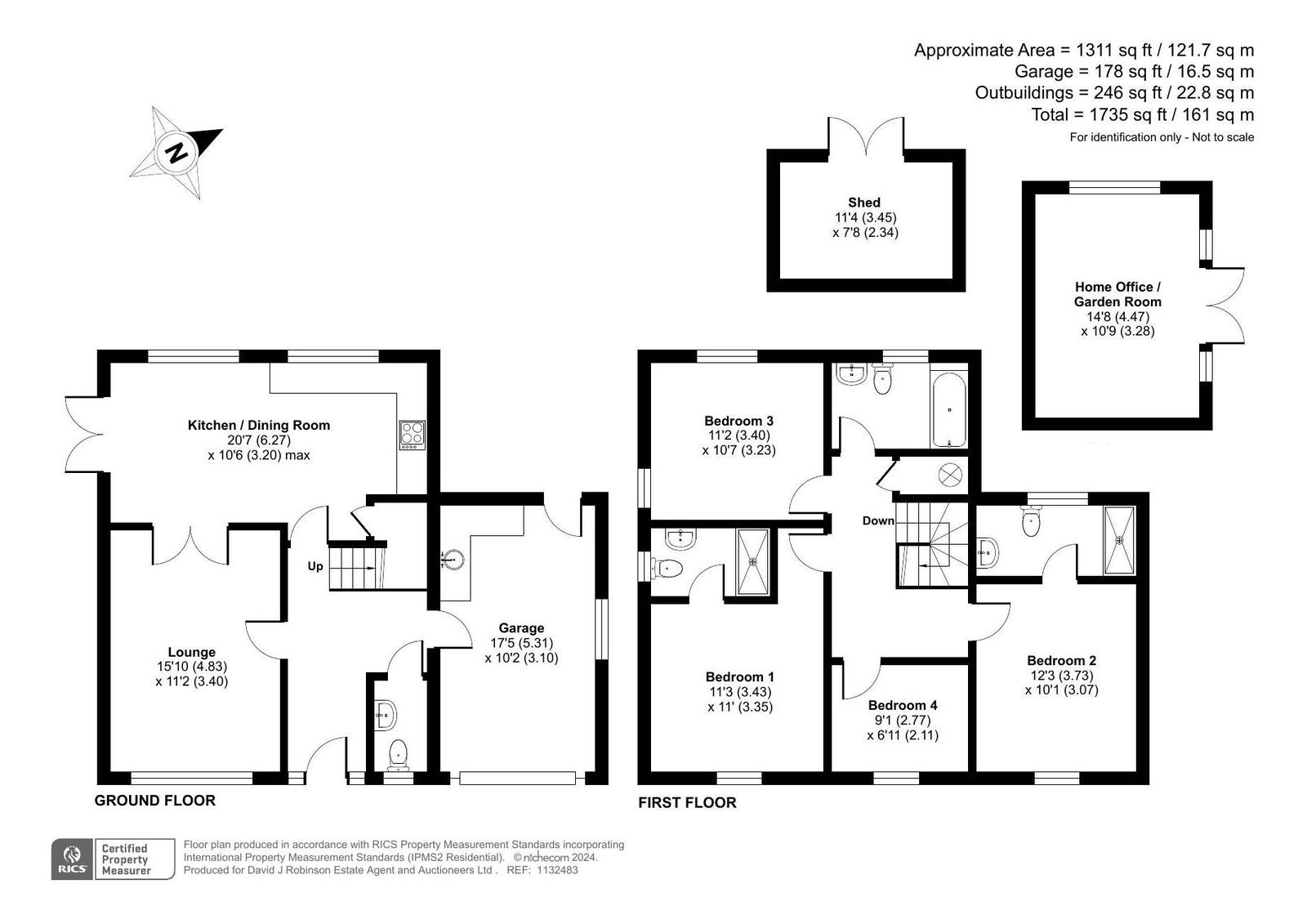 3, Chapel Close, Launceston floorplan