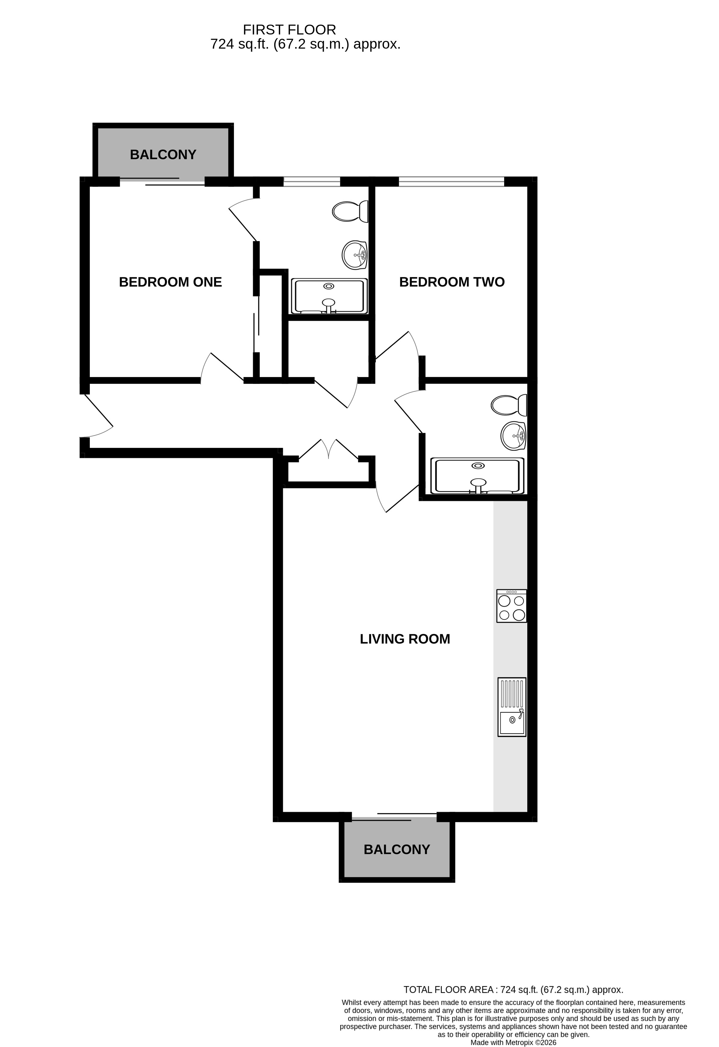80, Great Northern Road, Cambridge floorplan