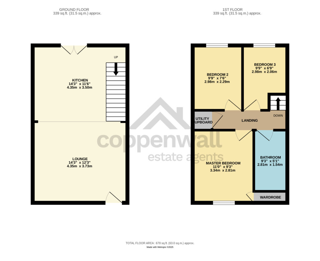 1, Riley St, Bacup floorplan