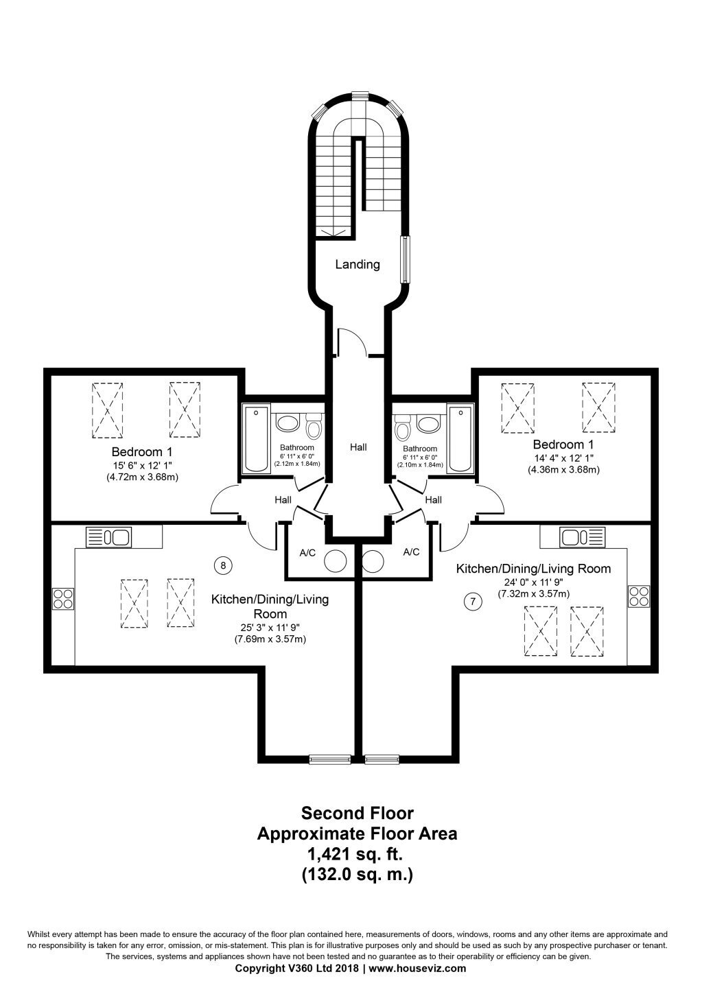 Apartment 7, Dain Court 486, Bristol Road, Selly Oak floorplan