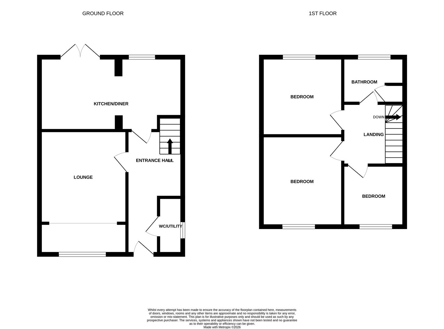26, Fallowfield Close, Norwich floorplan