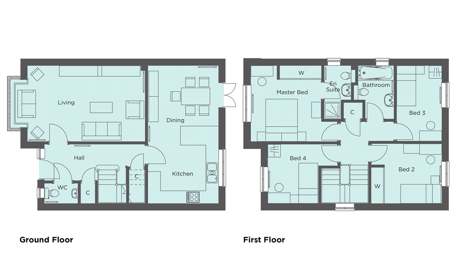 4 Bedrooms Detached house for sale in Kings Close, Yapton, Arundel, West Sussex BN18