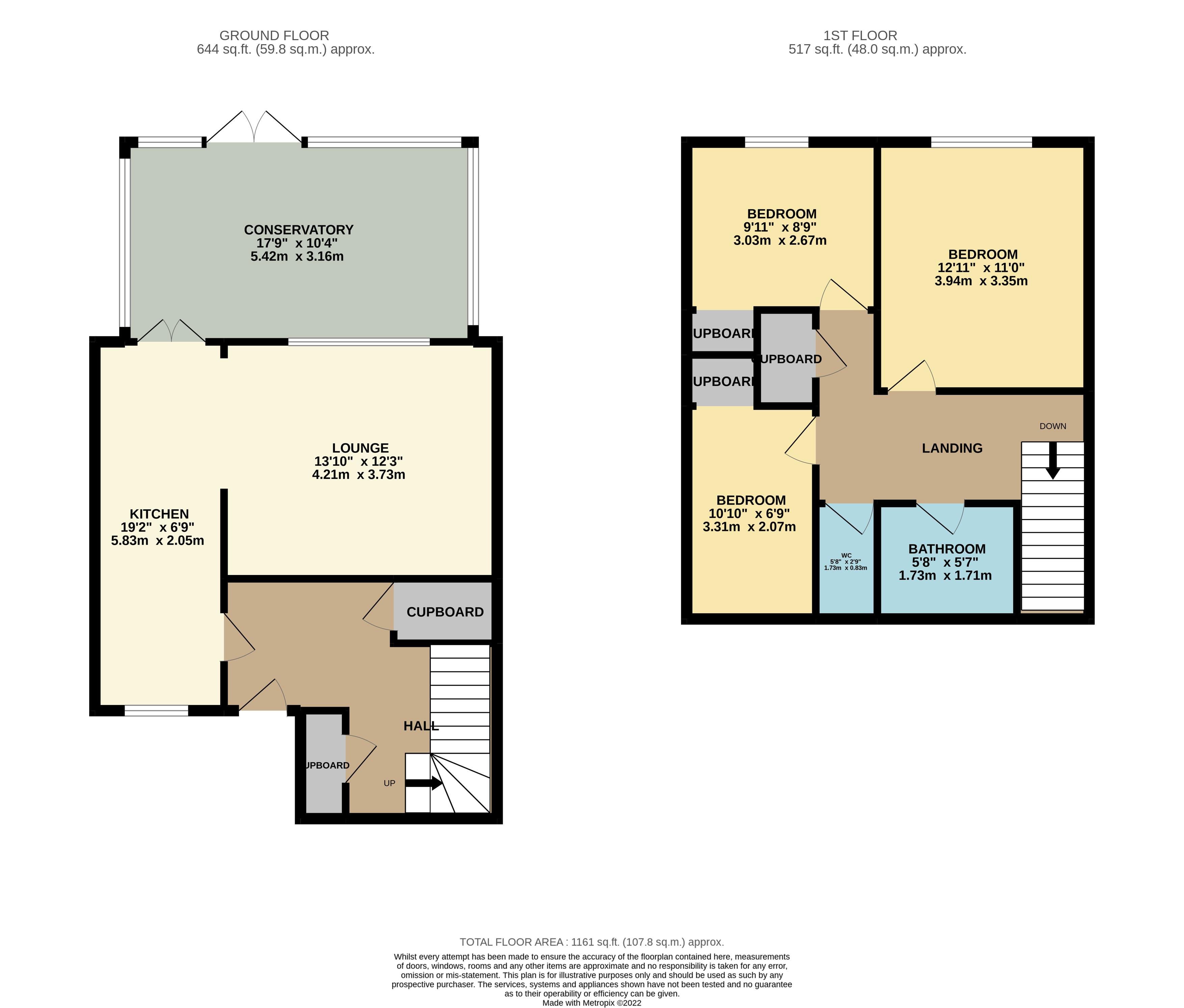 Wheatcroft, Cheshunt, Waltham Cross EN7, 3 bedroom terraced house for