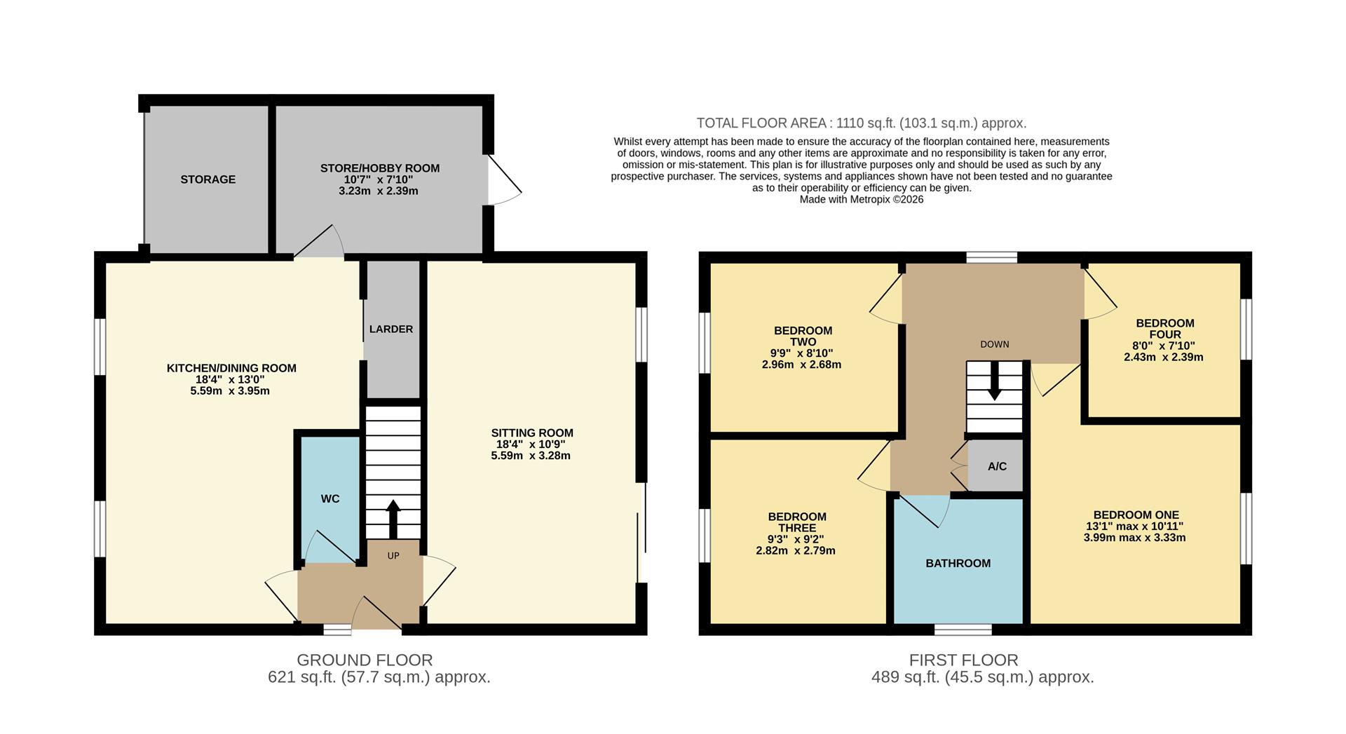 2, Crown Close, Chippenham floorplan