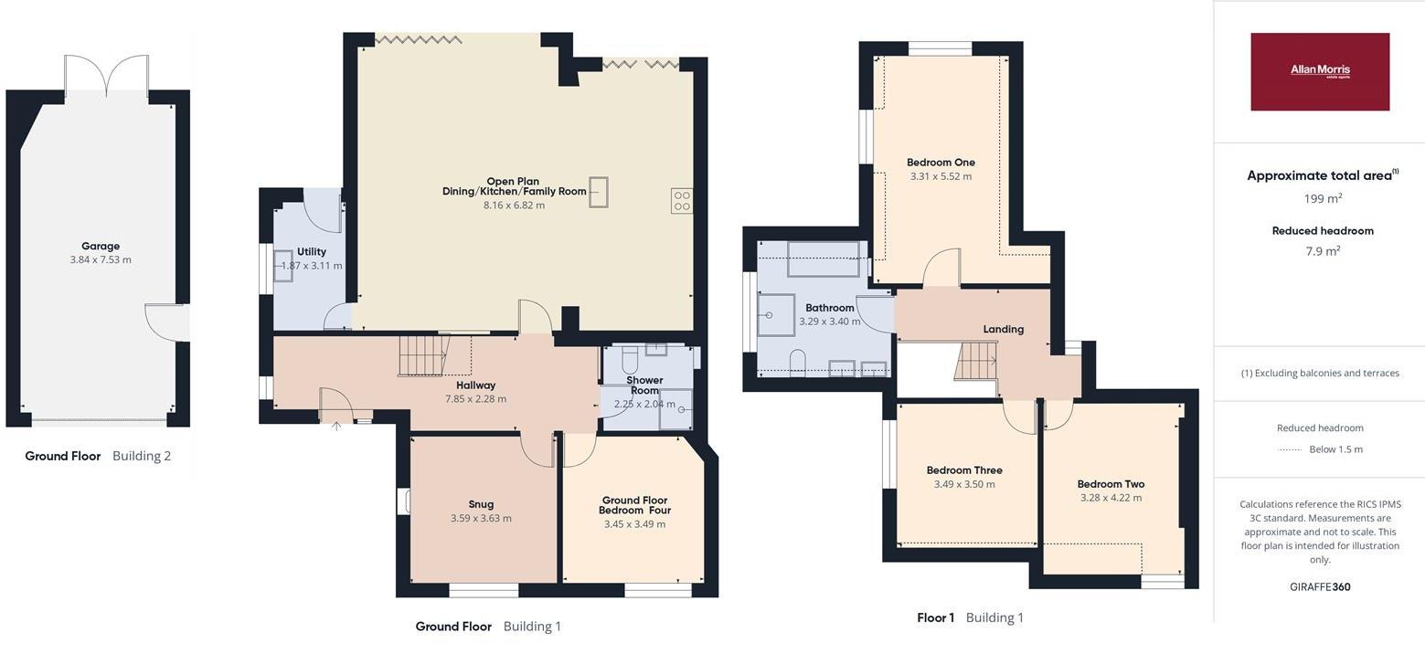Cherry Tree Cottage, 3, Suffield, Bransford floorplan