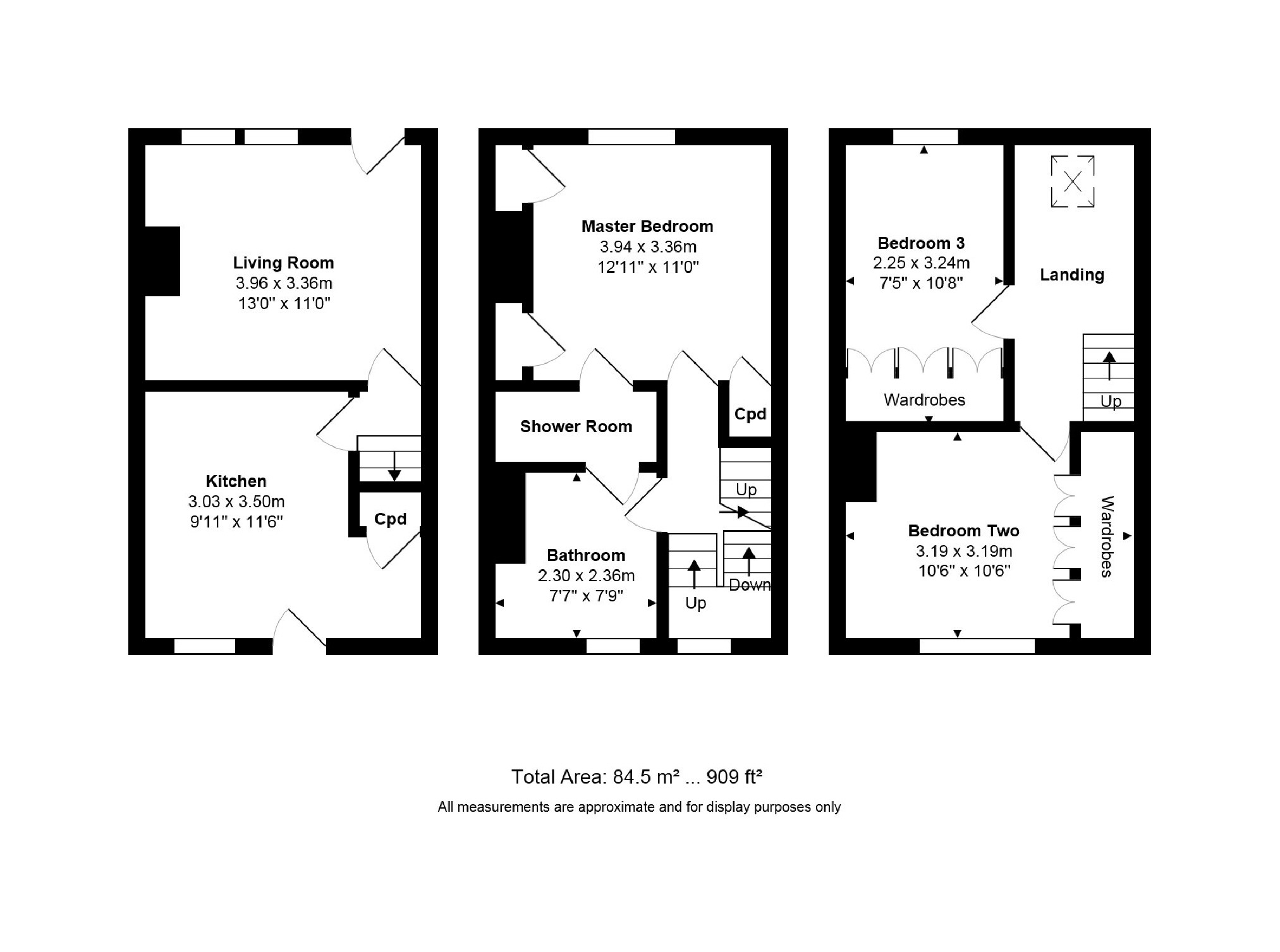 Southville Terrace, Harrogate, North Yorkshire HG1, 3 bedroom terraced