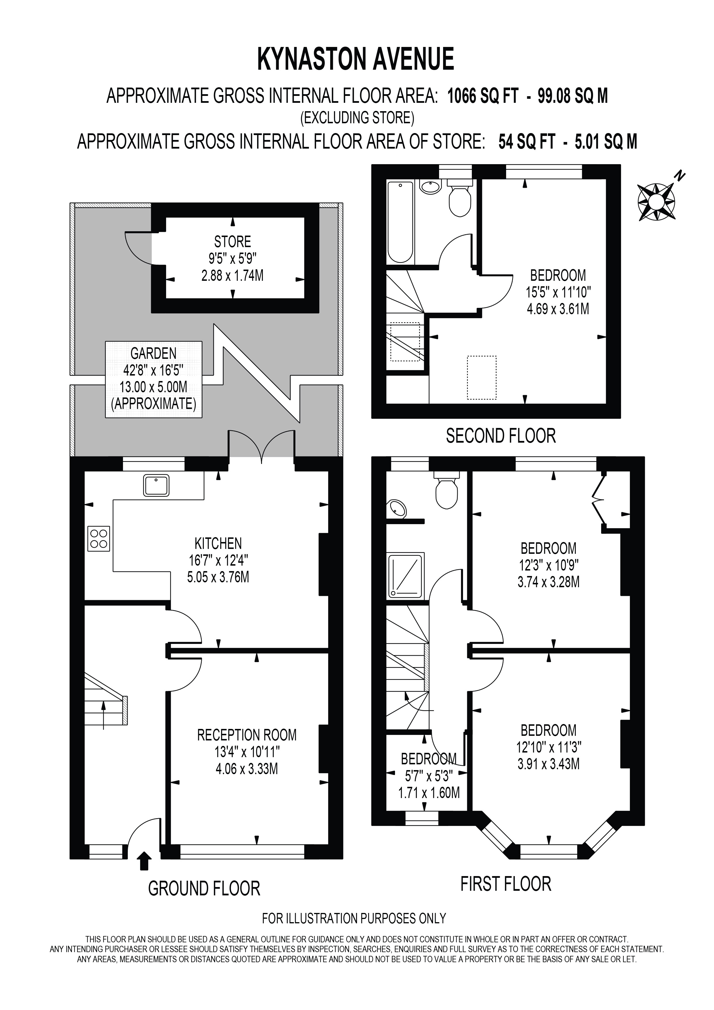 36, Kynaston Avenue, Surrey floorplan