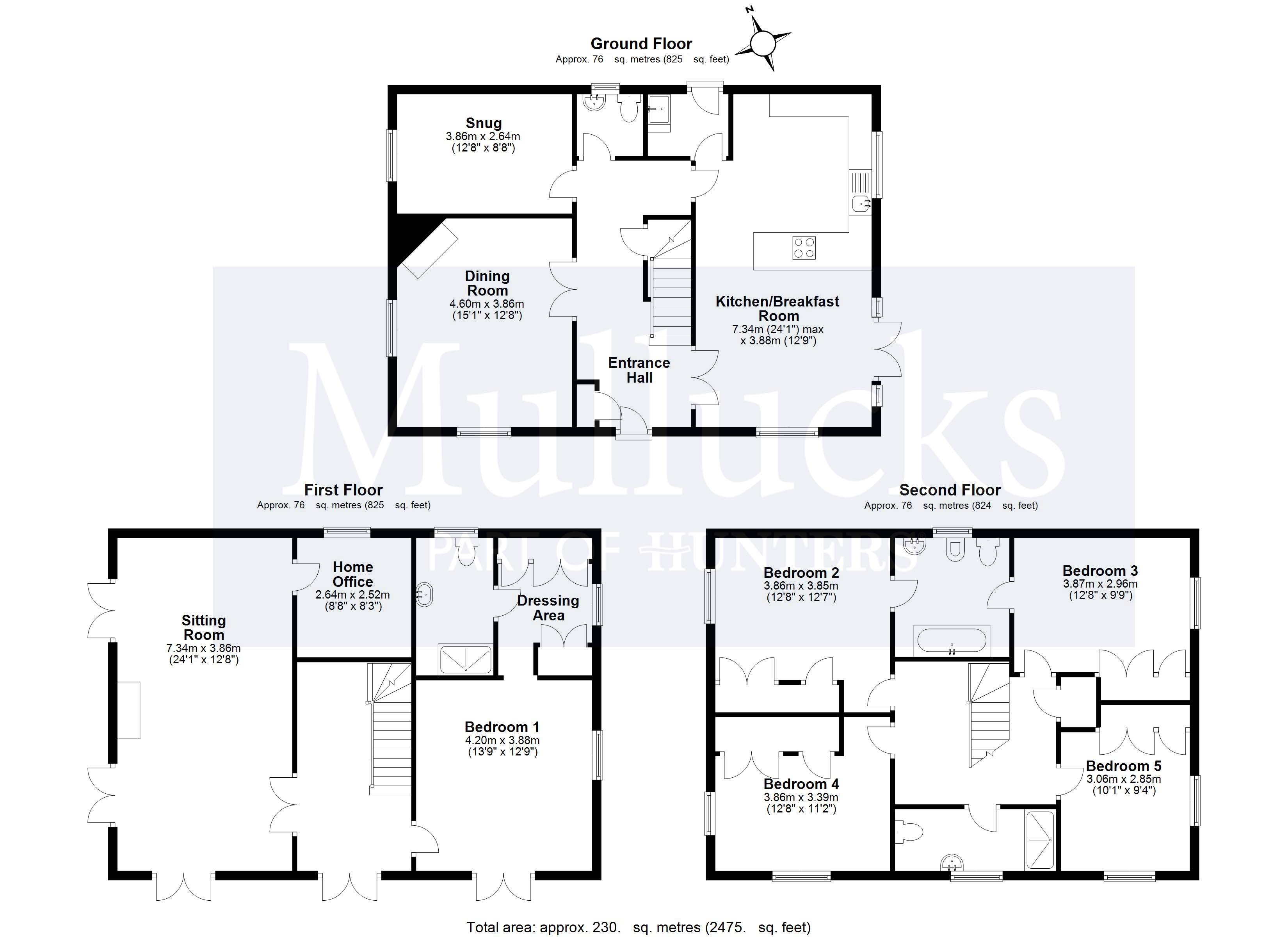 5 Bedrooms Detached house for sale in Milliners Way, St Michaels Mead, Bishop's Stortford, Hertfordshire CM23