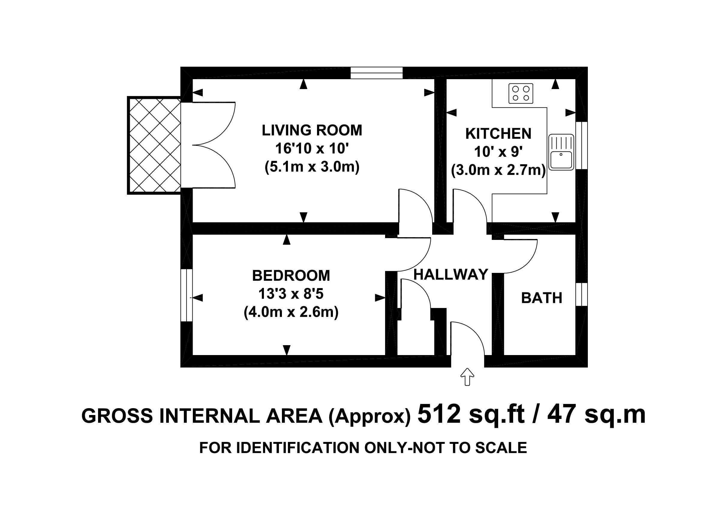 1 Bedrooms Flat to rent in Guillemot Way, Aylesbury HP19