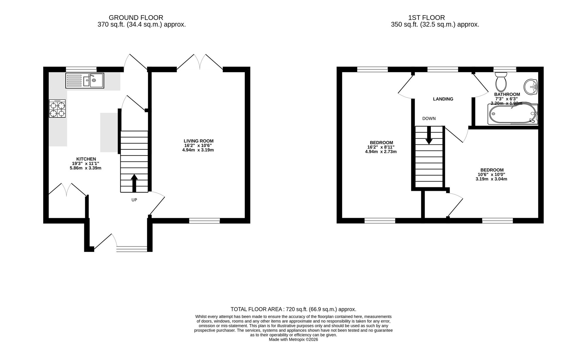 65 Bryncelyn Road, Cwmbran floorplan