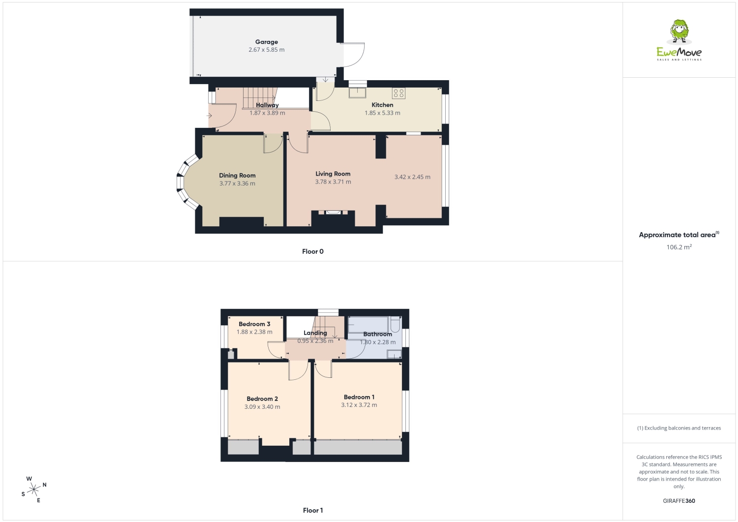 382, Dewsbury Road, Wakefield floorplan