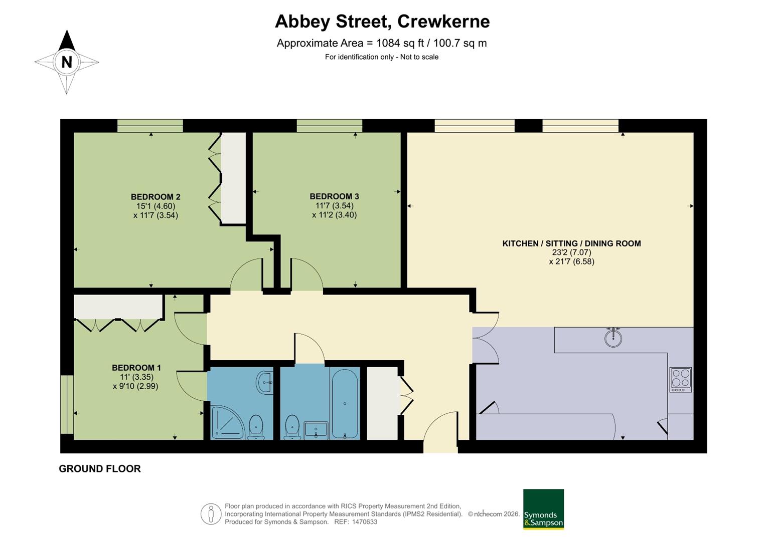 3, The Shirt Factory, Crewkerne floorplan