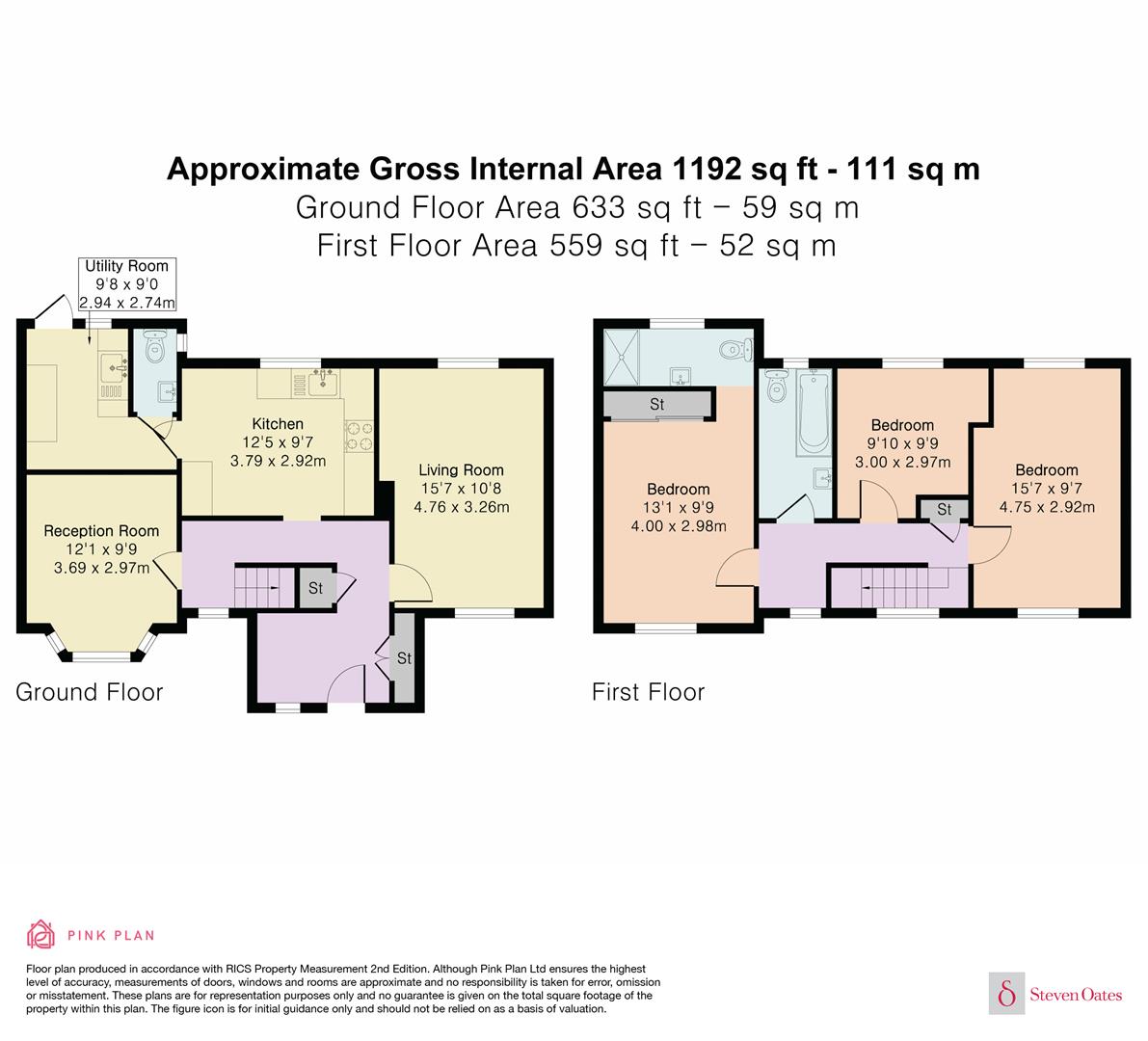 26, Aston Road, Ware floorplan