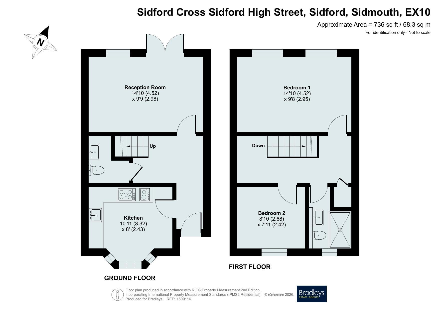 1 Sidford Cross,, Sidford High Street, Sidmouth floorplan