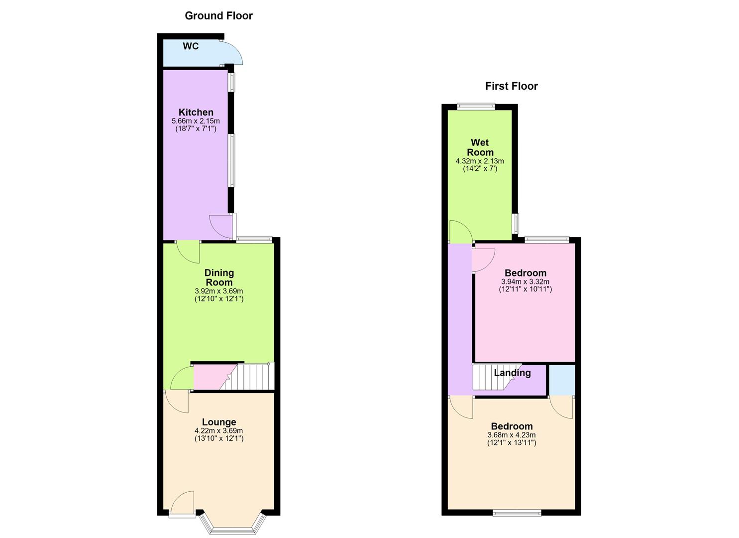 17, Highfields Road, Hinckley floorplan