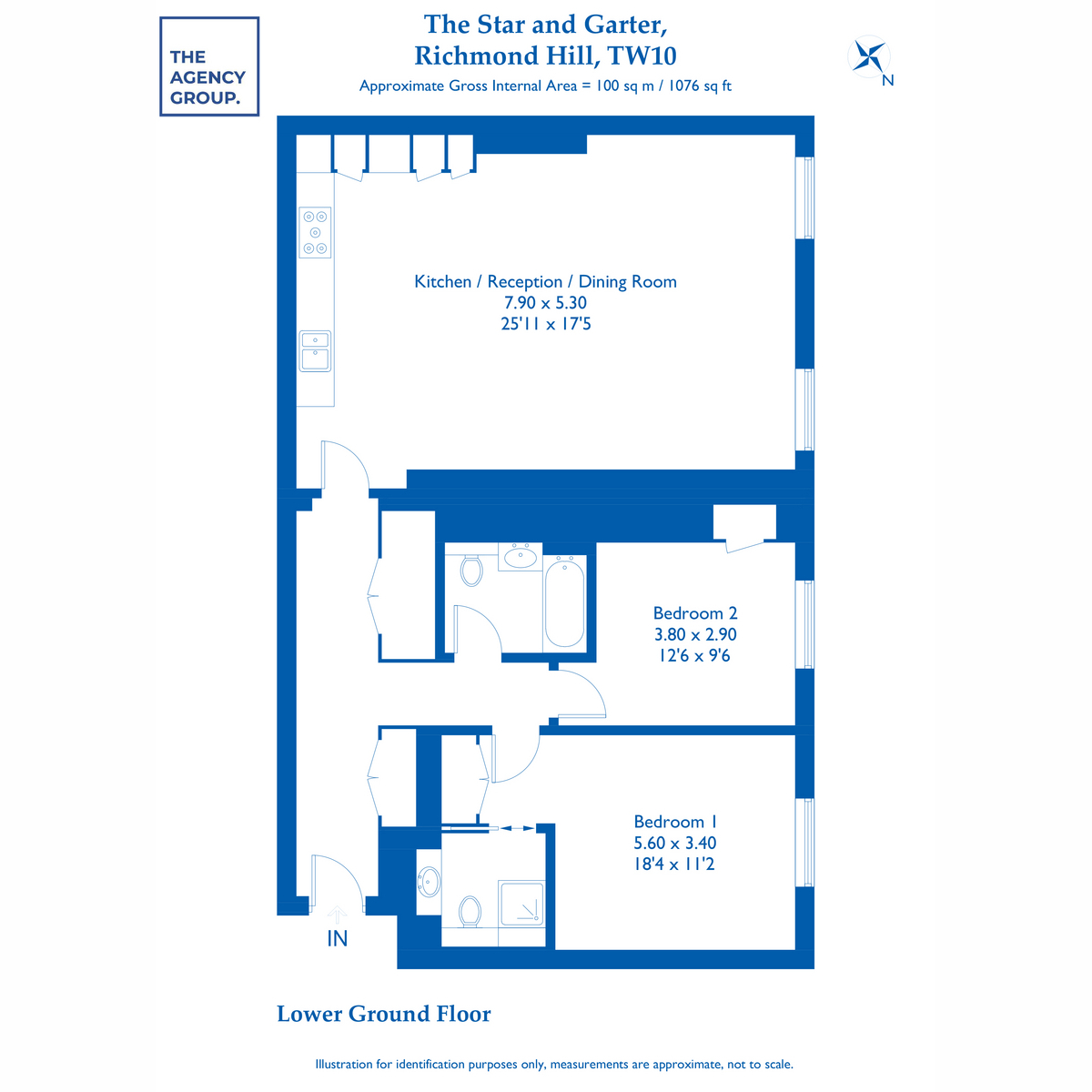 Flat 29, 10, Richmond Hill, Surrey floorplan
