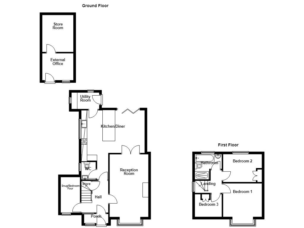 91, Red Lees Road, Burnley floorplan