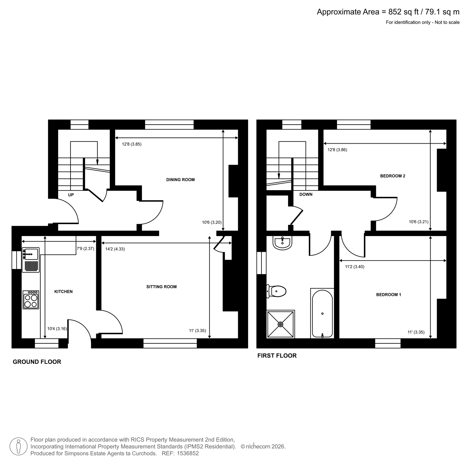 Old Woking Road, Surrey floorplan