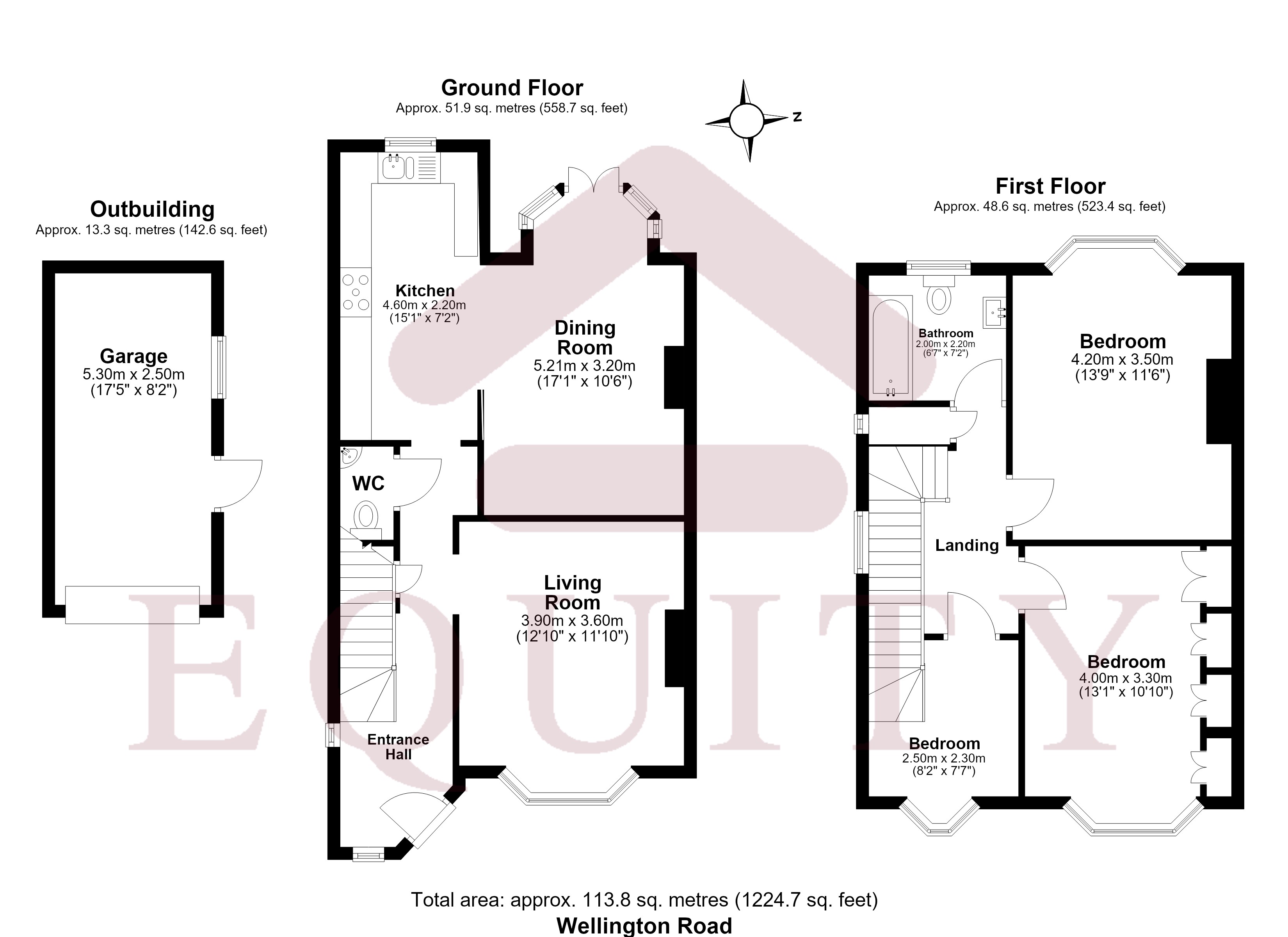 Wellington Road, Enfield floorplan