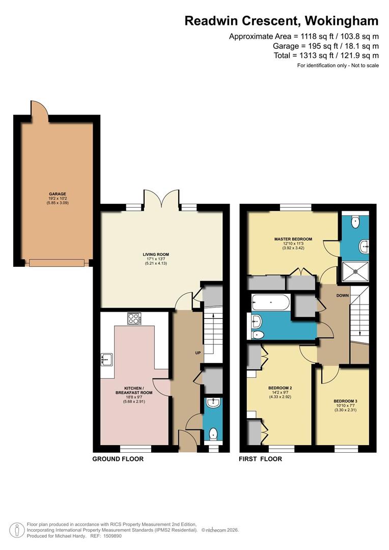 16, Readwin Crescent, Wokingham floorplan