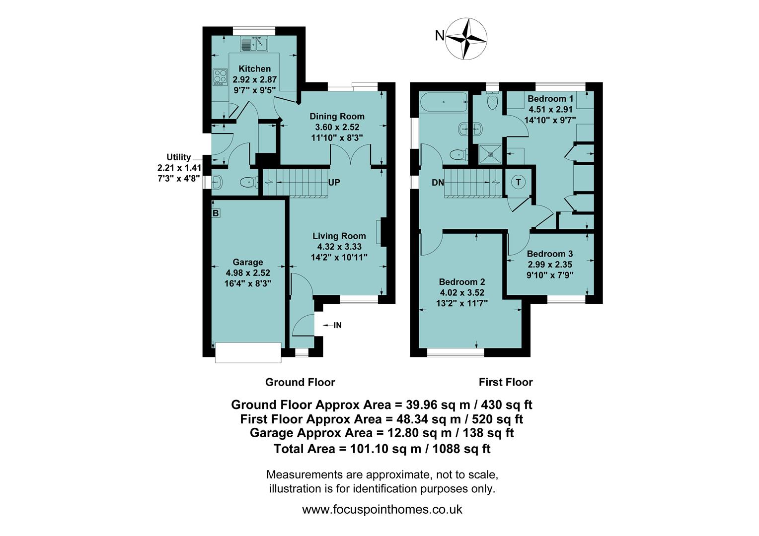 33, Longworth Close, Banbury floorplan
