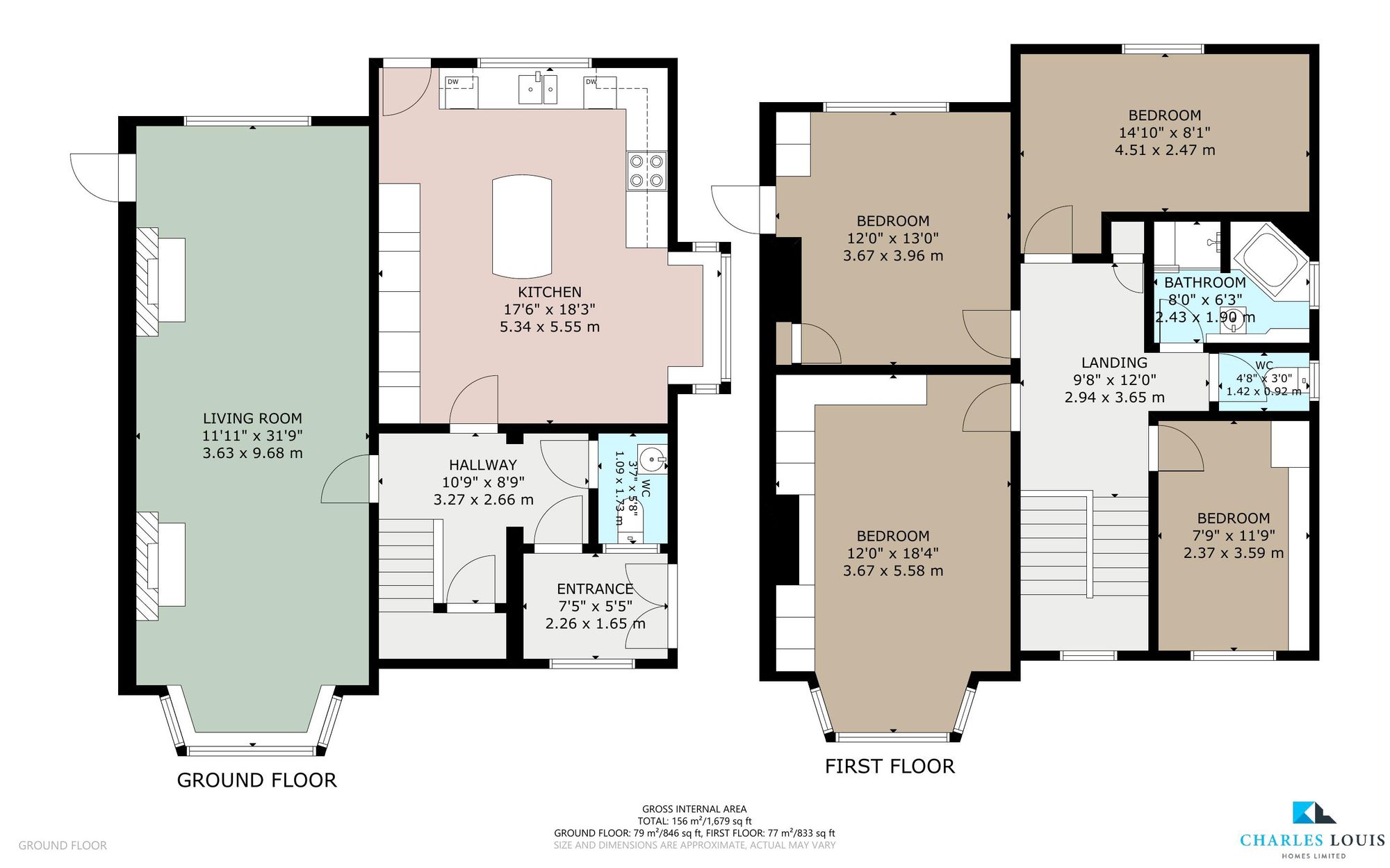 66, Starling Road, Manchester floorplan